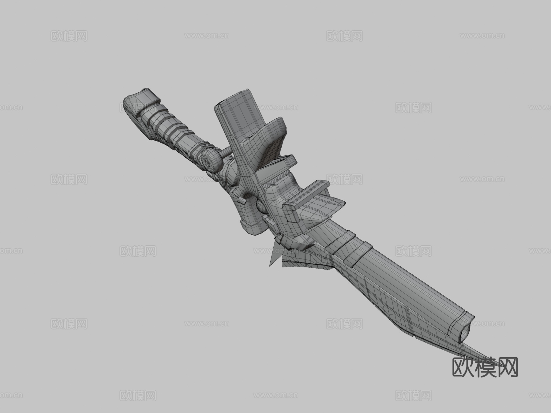 核心破坏枪手3d模型