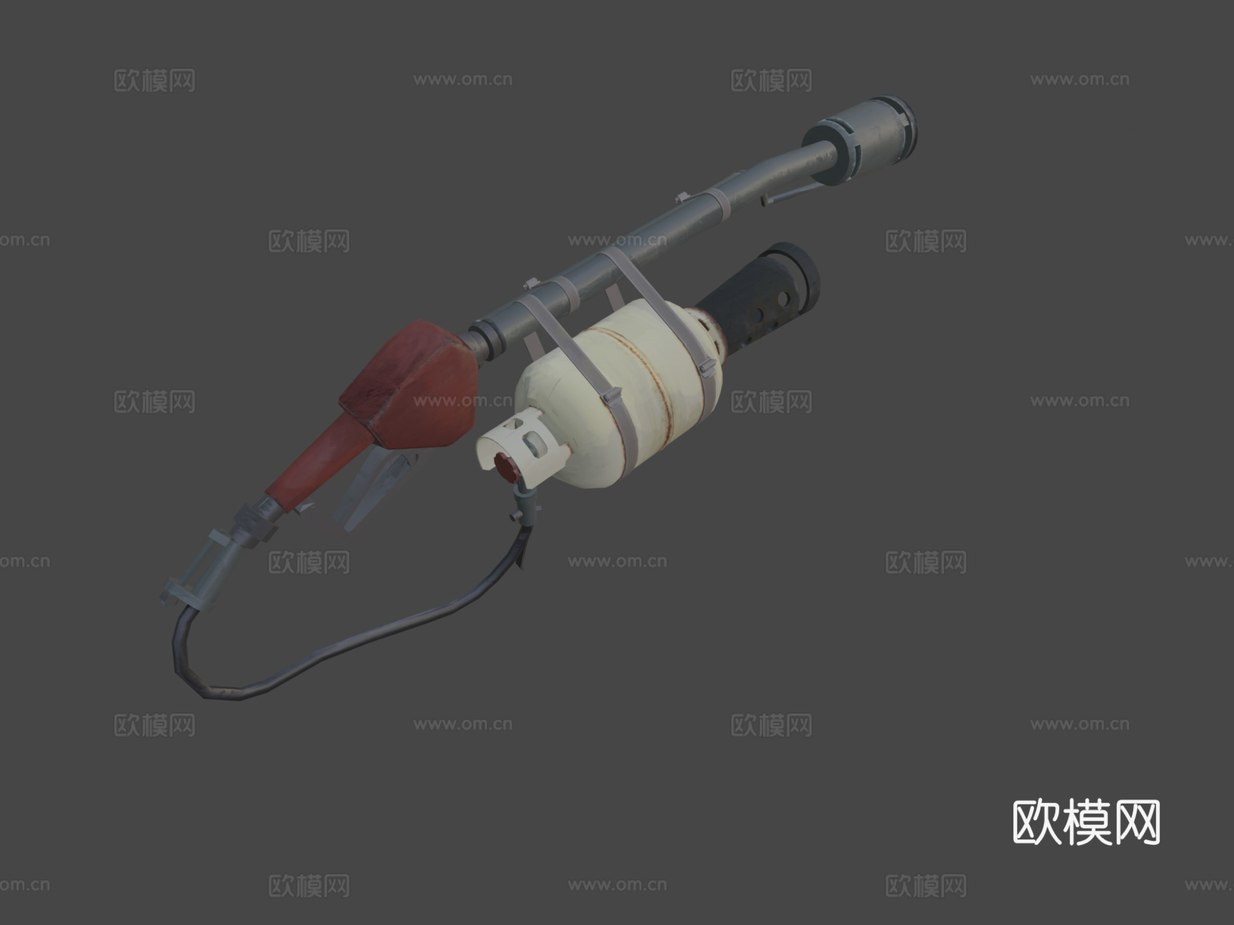 松散TF2火焰喷射器重制3d模型