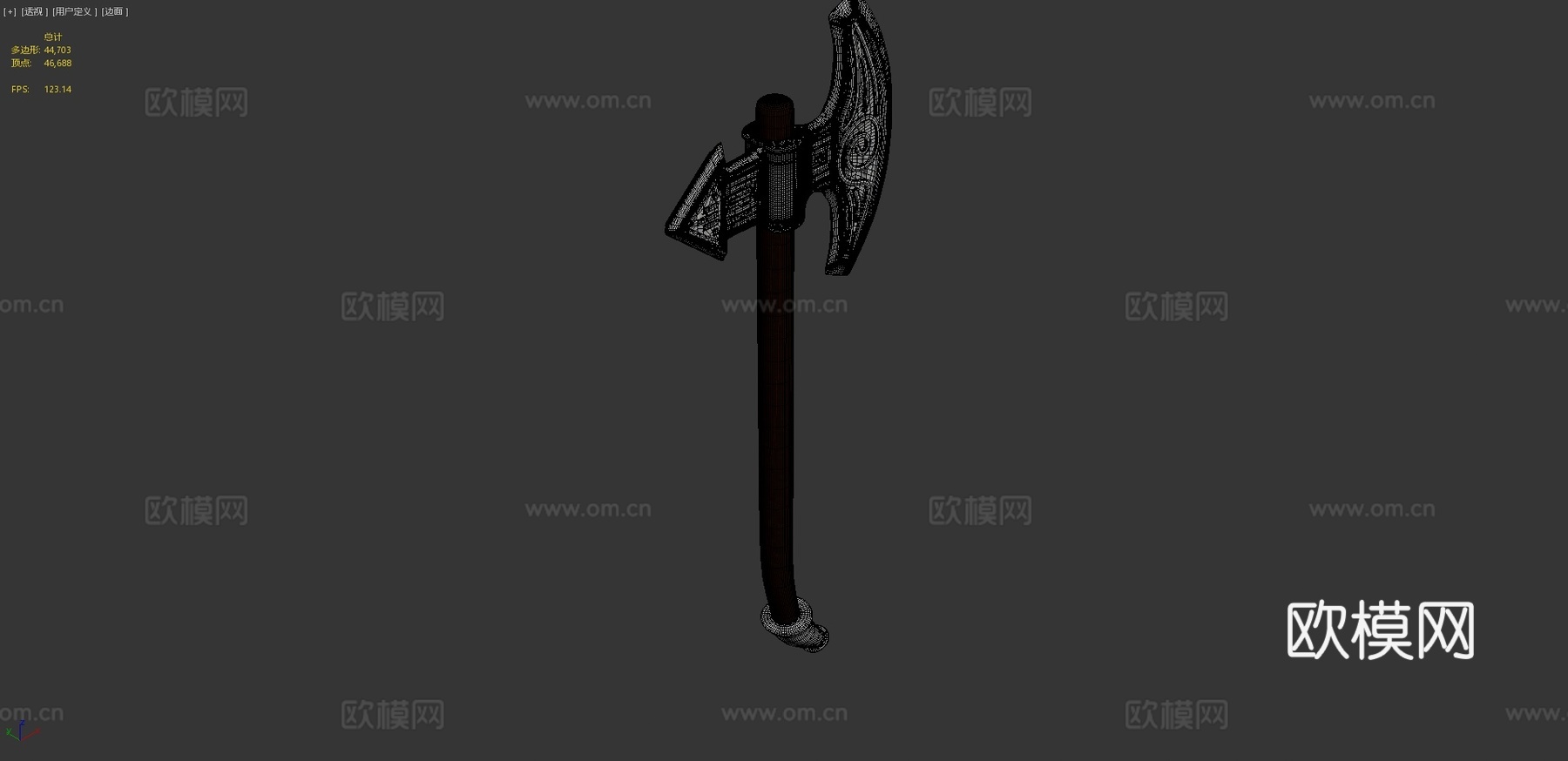 战斧su模型