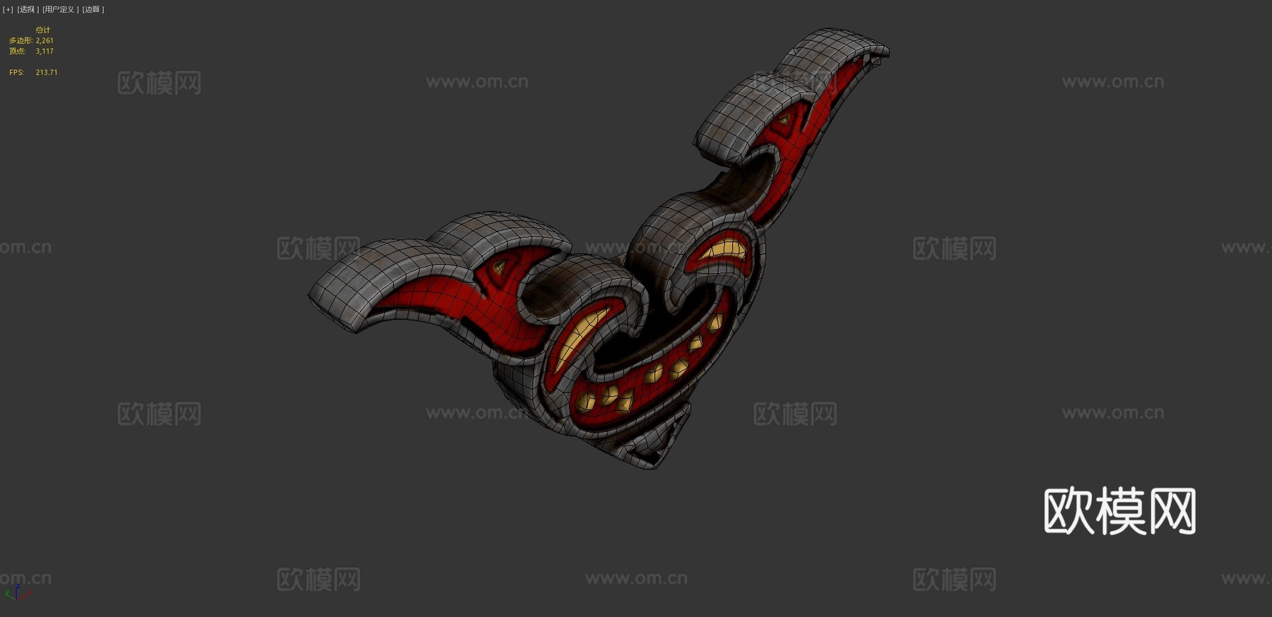 随机_芬克尔3d模型