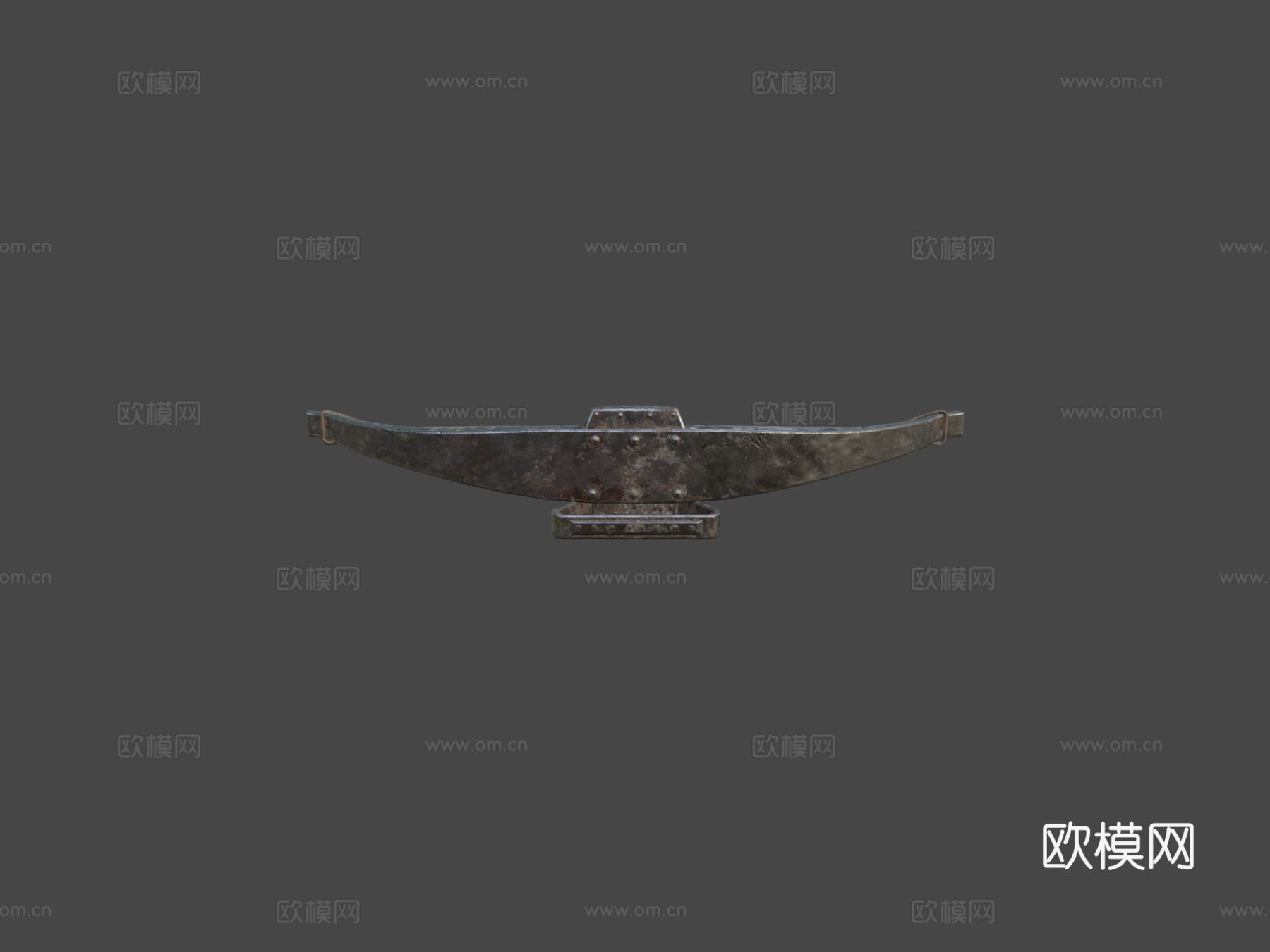 中世纪弩3d模型