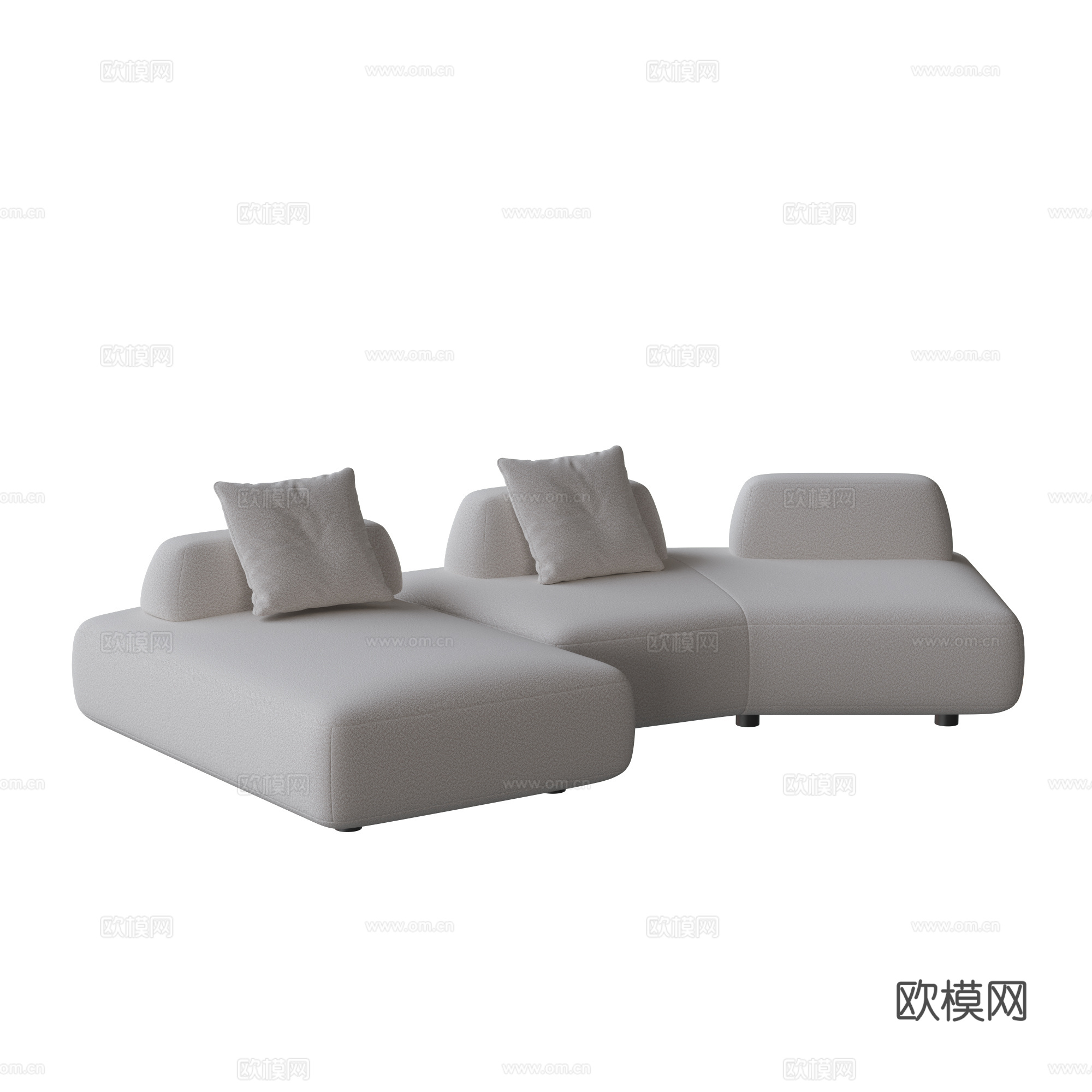 异型沙发3d模型