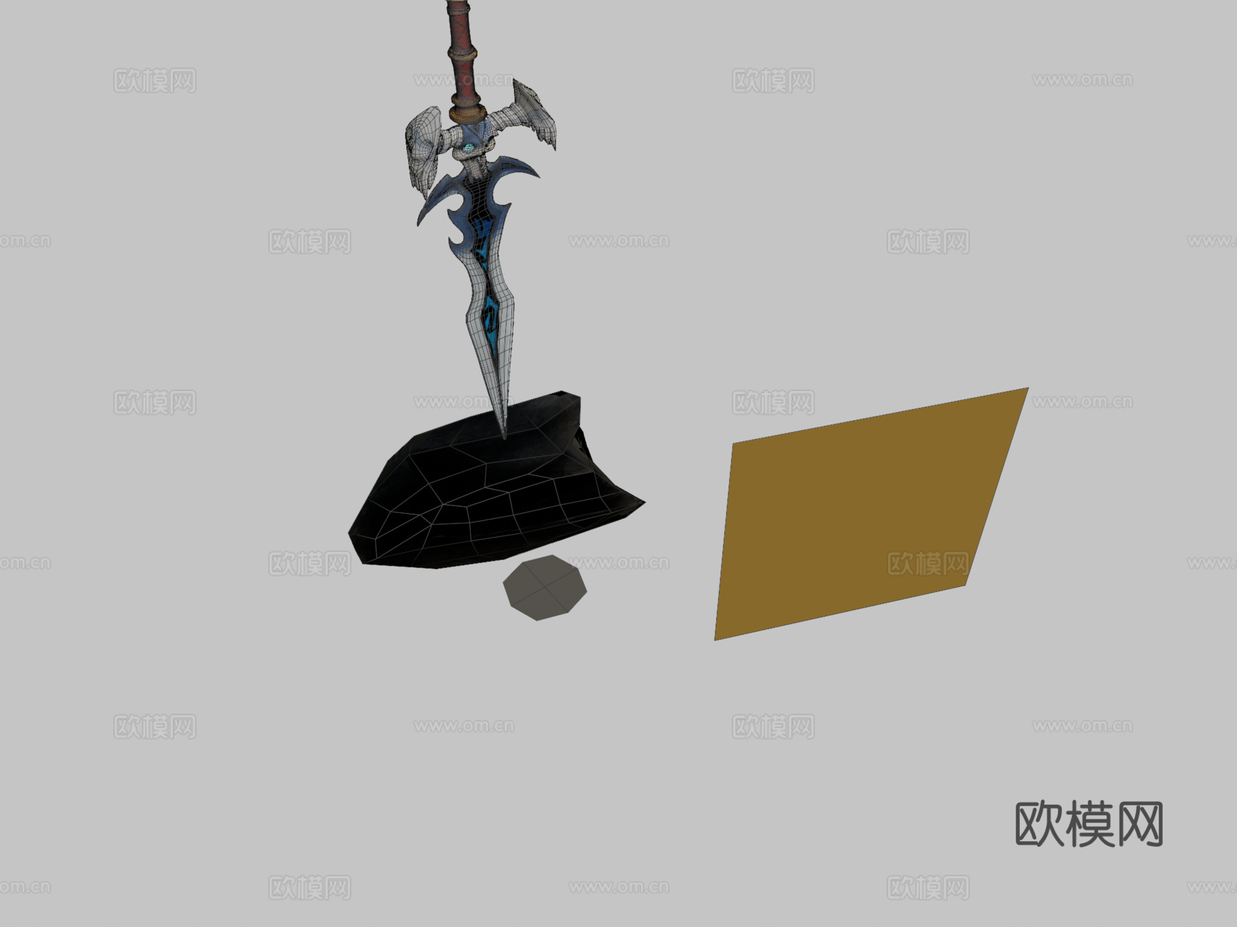 霜之哀伤符文剑魔兽世界3d模型