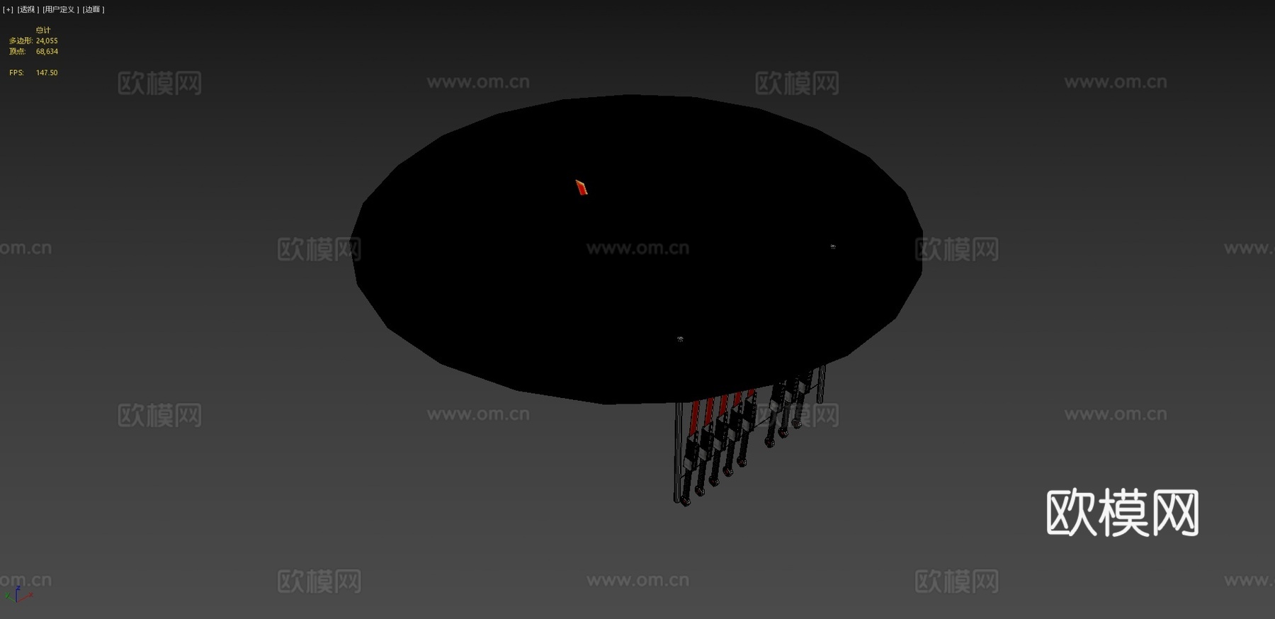 HIE科幻剑D1802053d模型