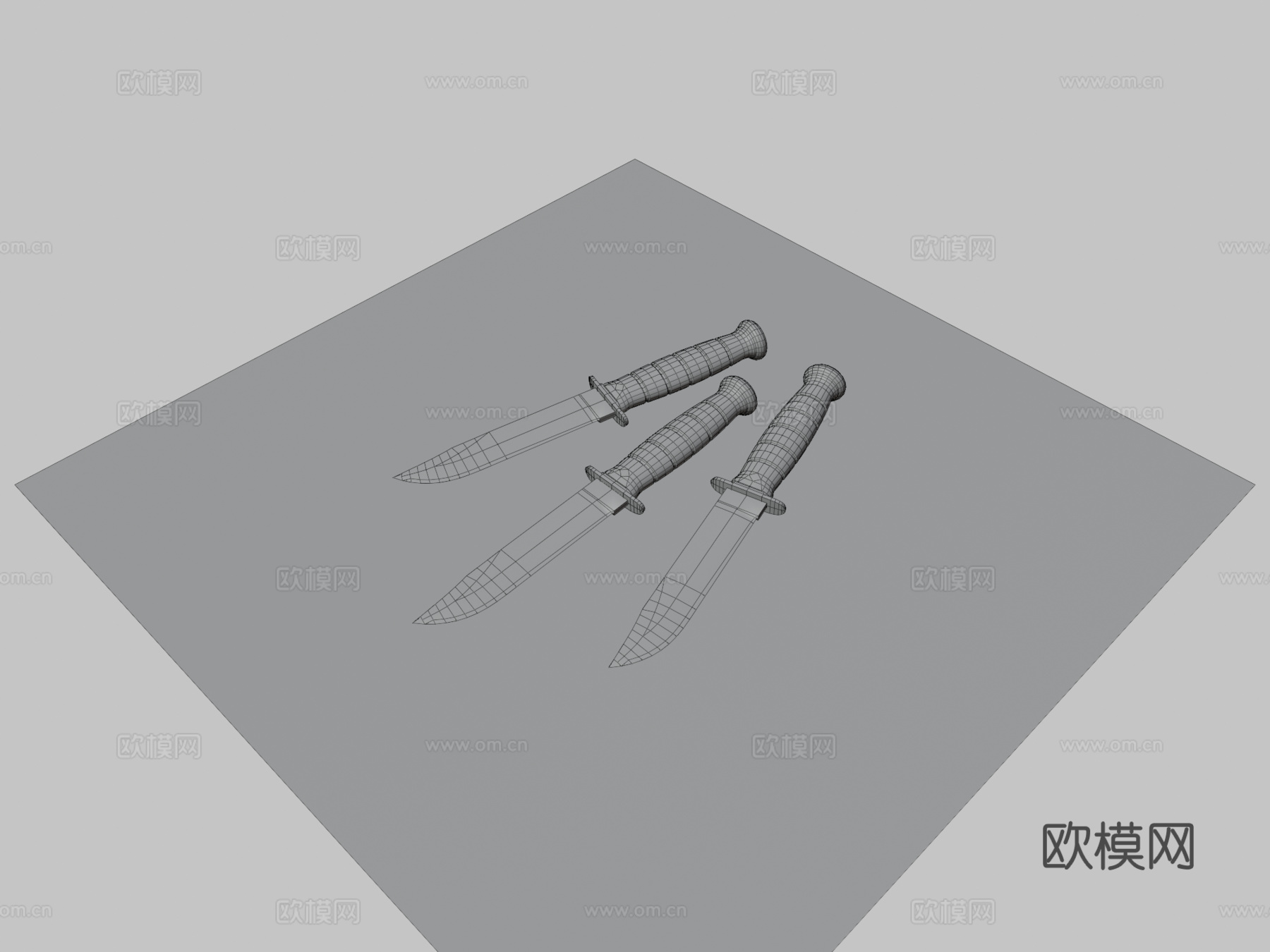 战斗刀3d模型
