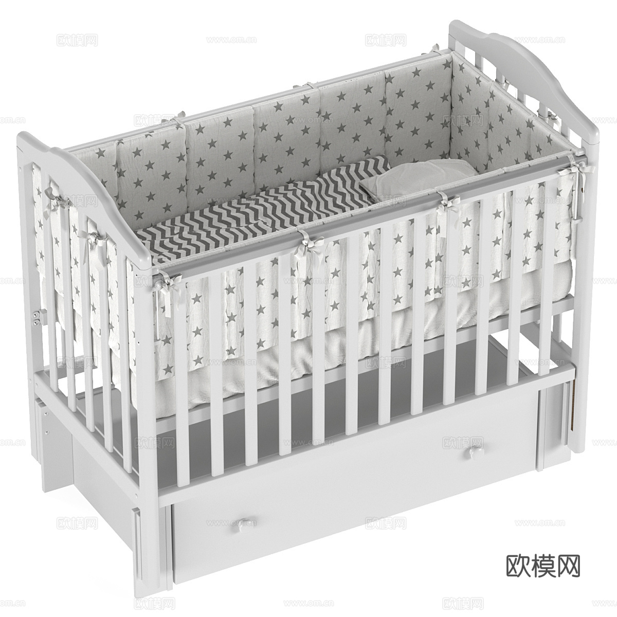 婴儿床3d模型