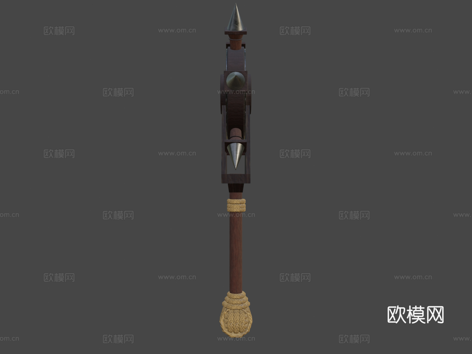 海盗武器-轮斧3d模型