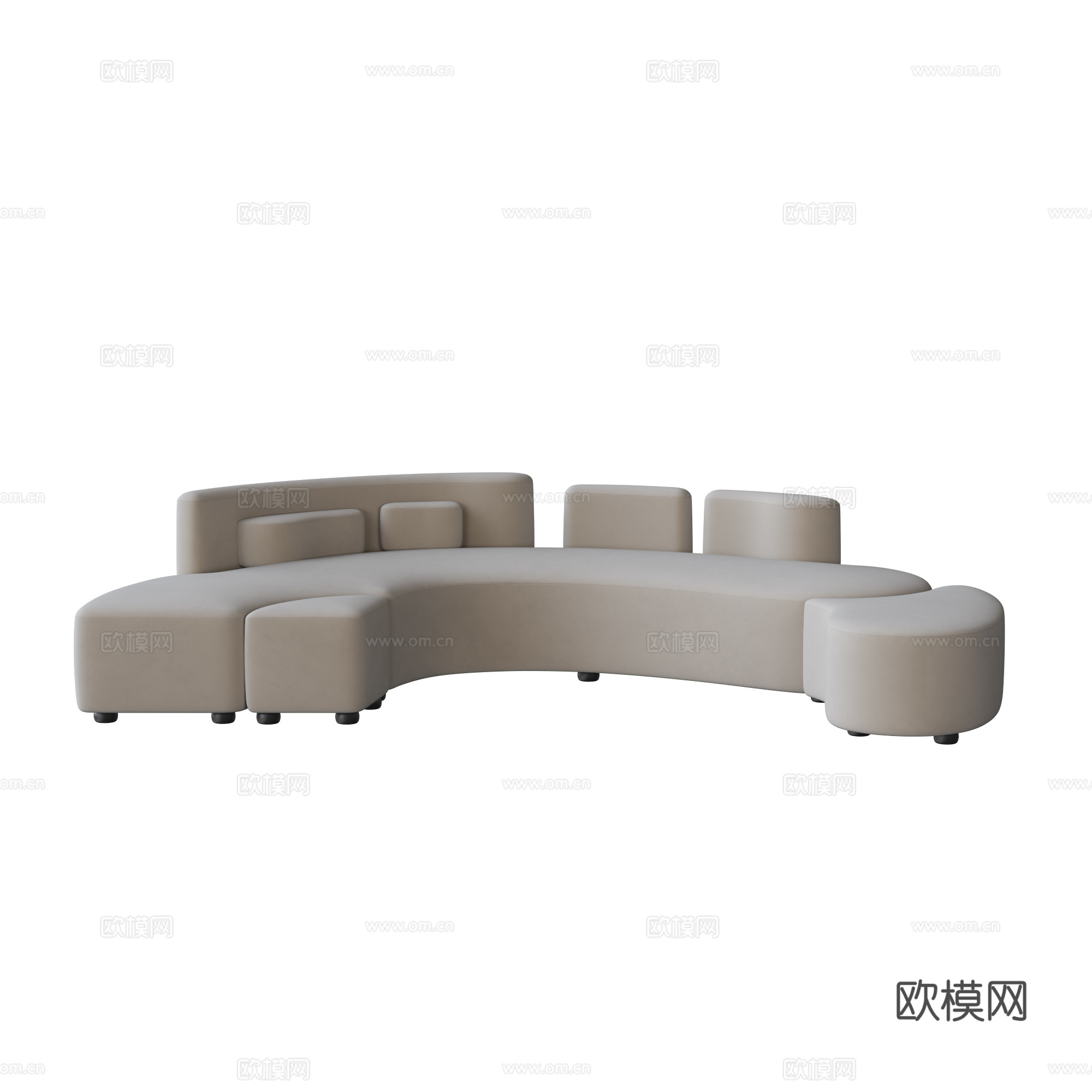 异型沙发3d模型