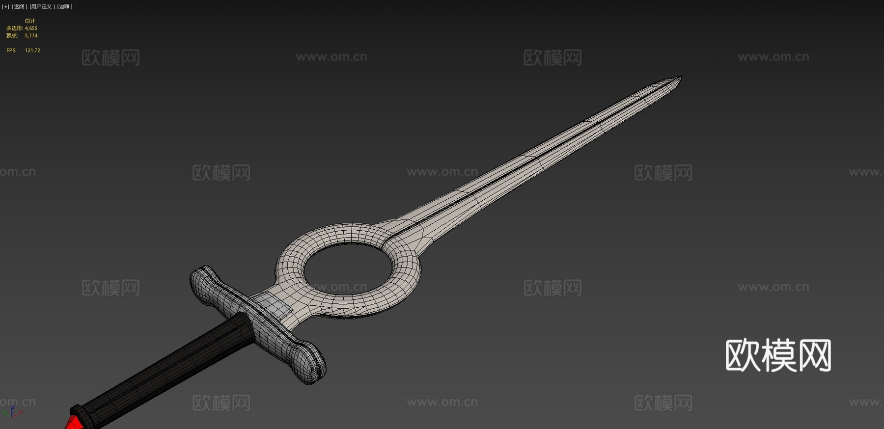 红宝石复仇者3d模型