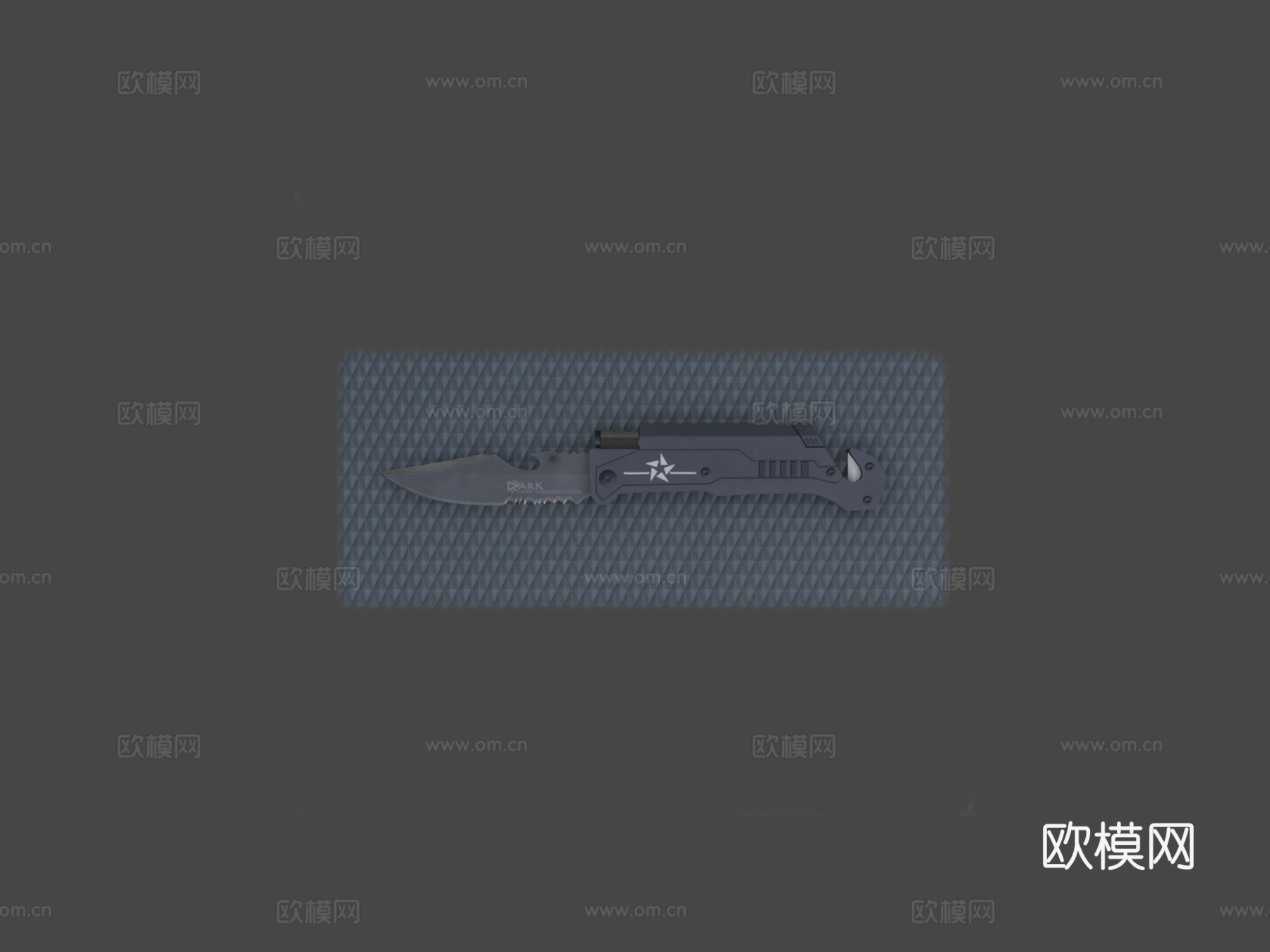 战斗匕首3d模型
