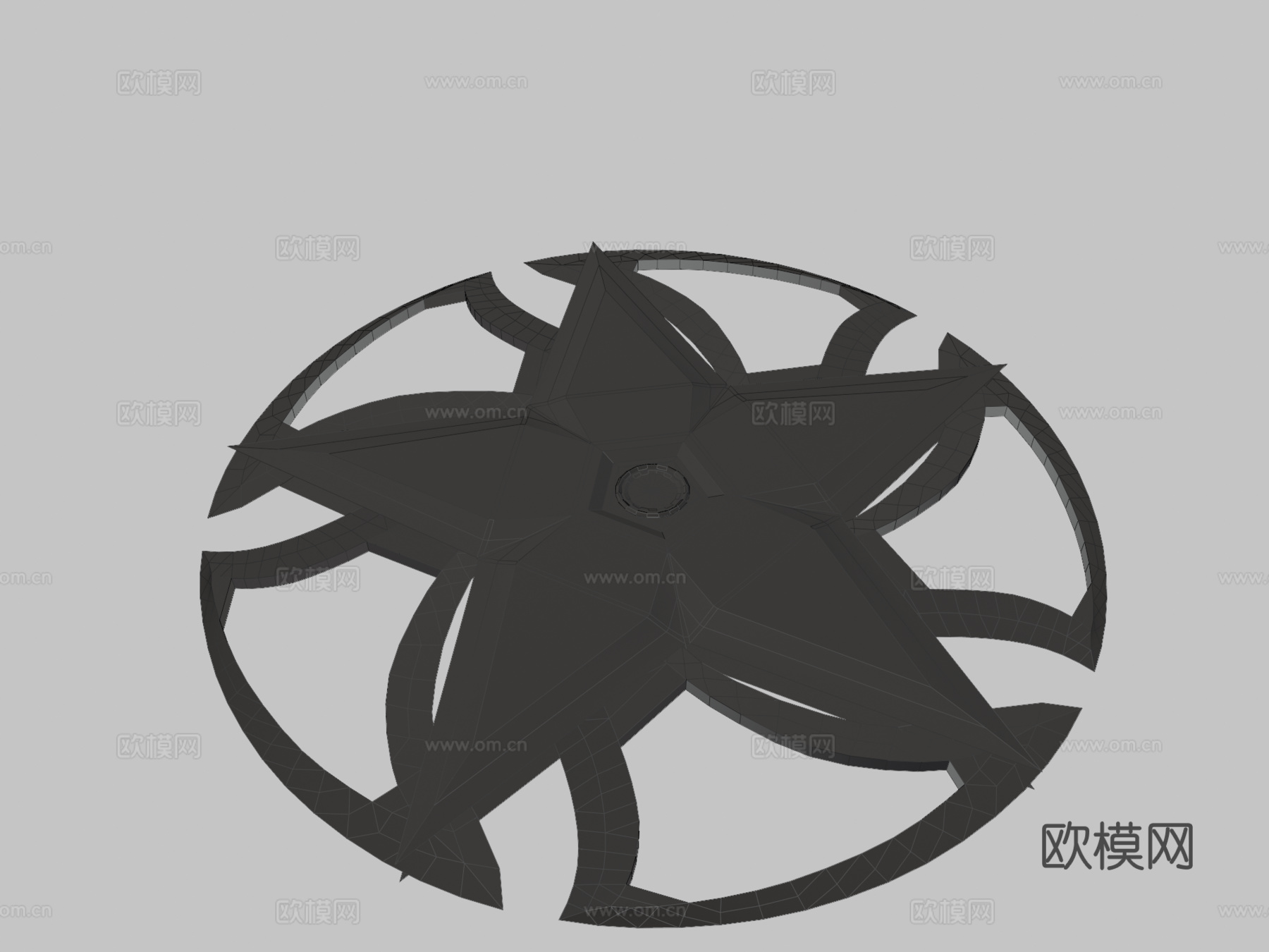 手里剑3d模型