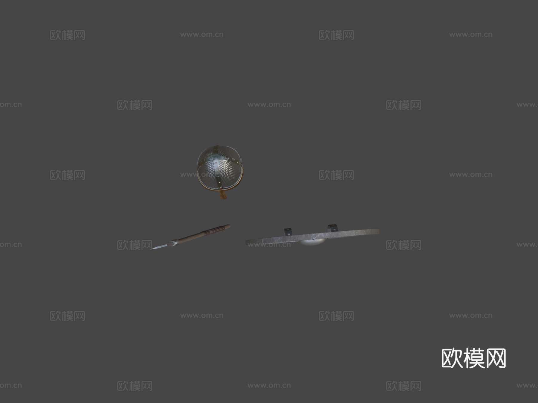 维京武器3d模型