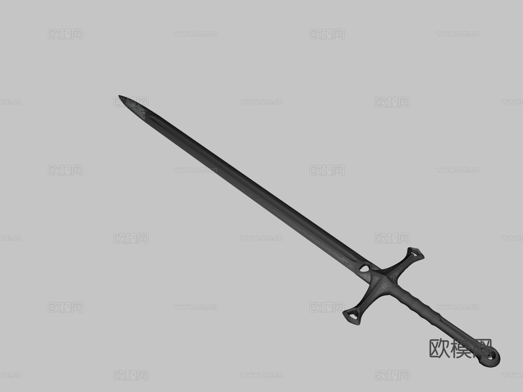 黑剑3d模型