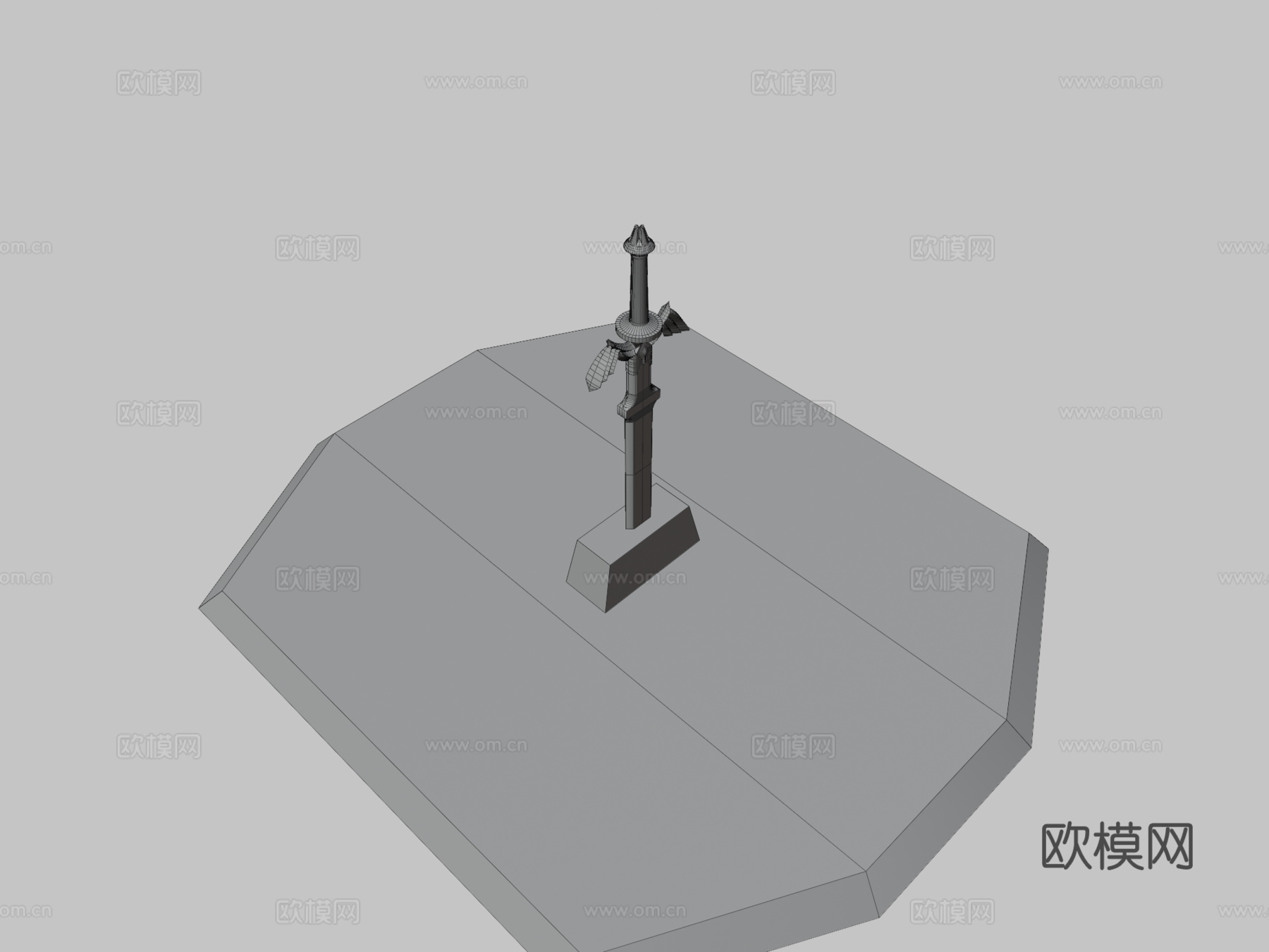 大师之剑su模型