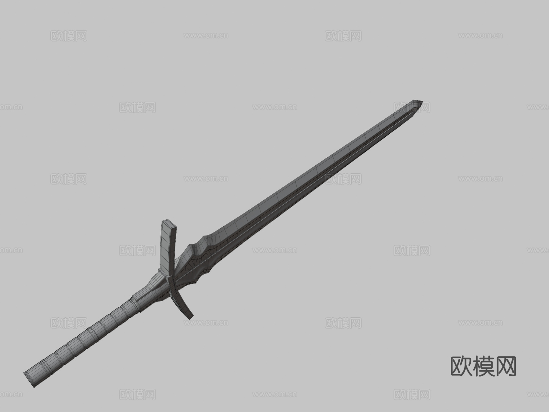 黑钢巨剑3d模型