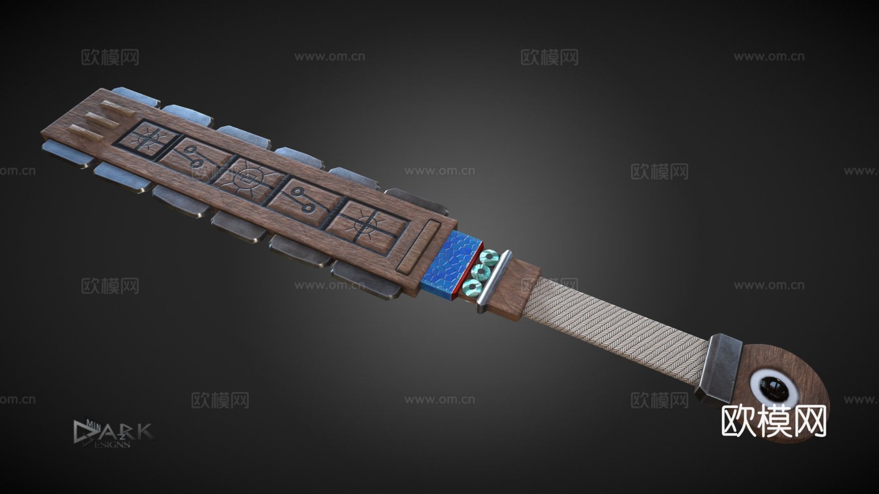 阿兹特克剑3d模型