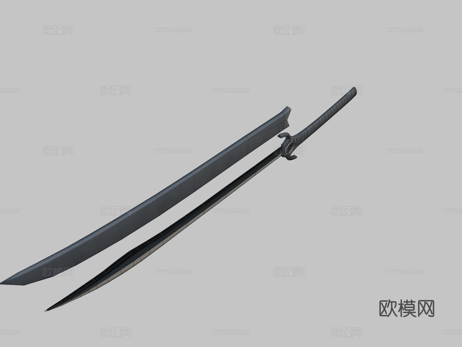 剑3d模型