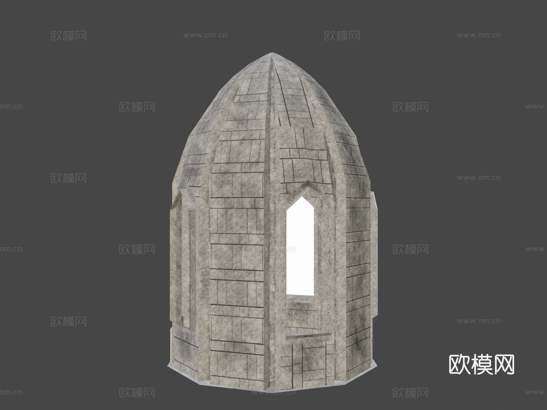 时光神殿_大师之剑3d模型