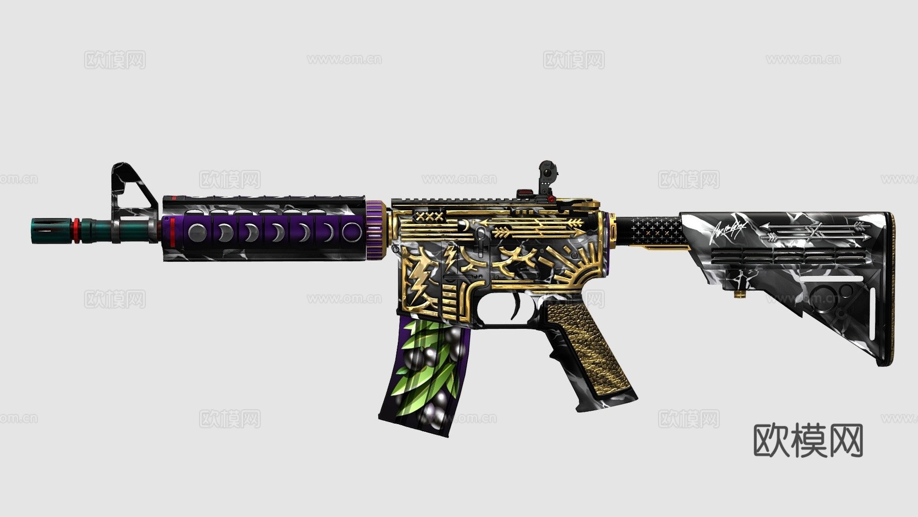 M4A4=众神之怒=v3su模型