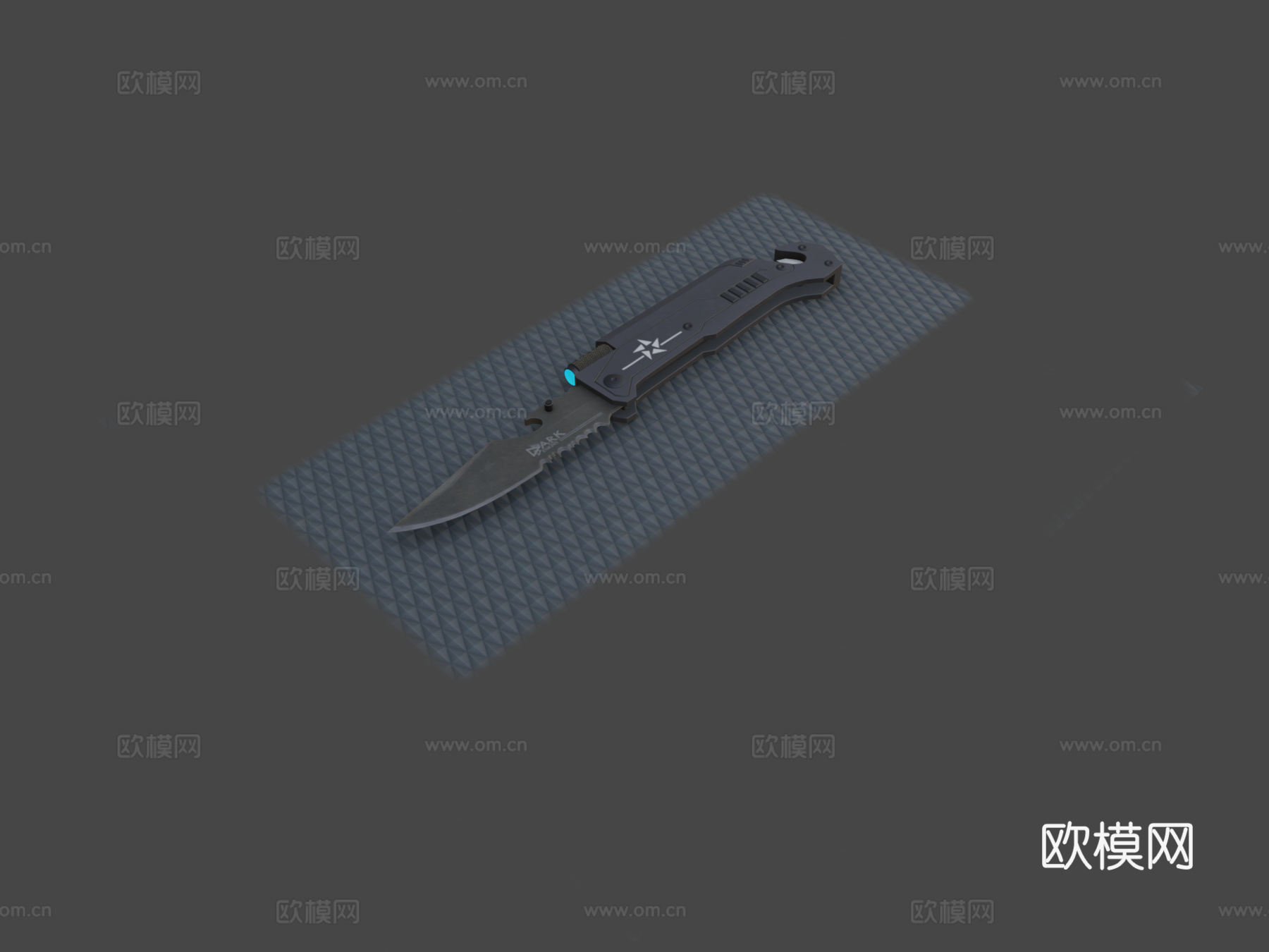 战斗匕首3d模型