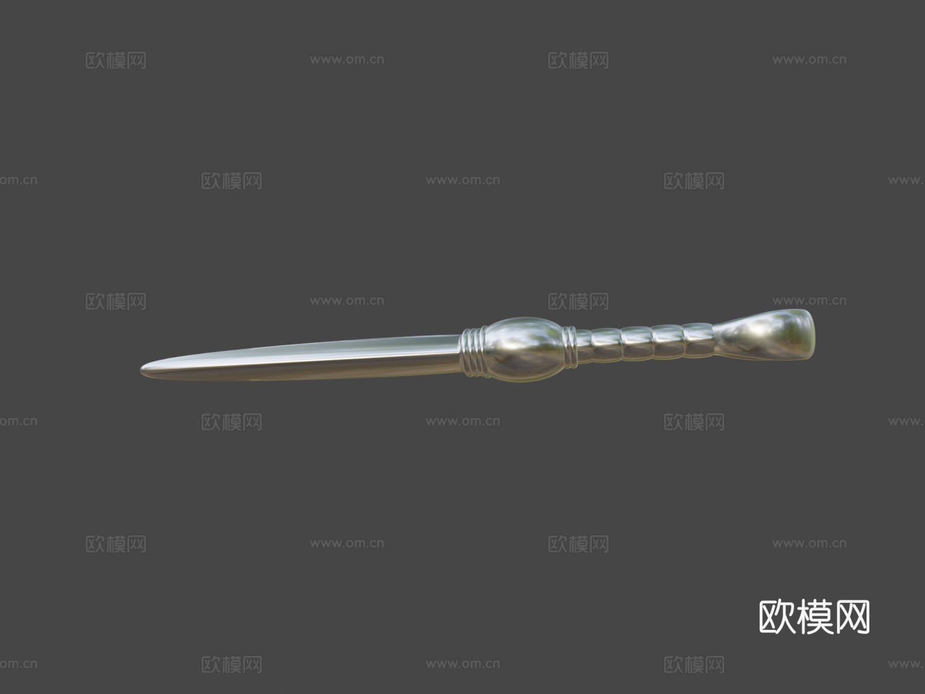 匕首吊坠3d模型