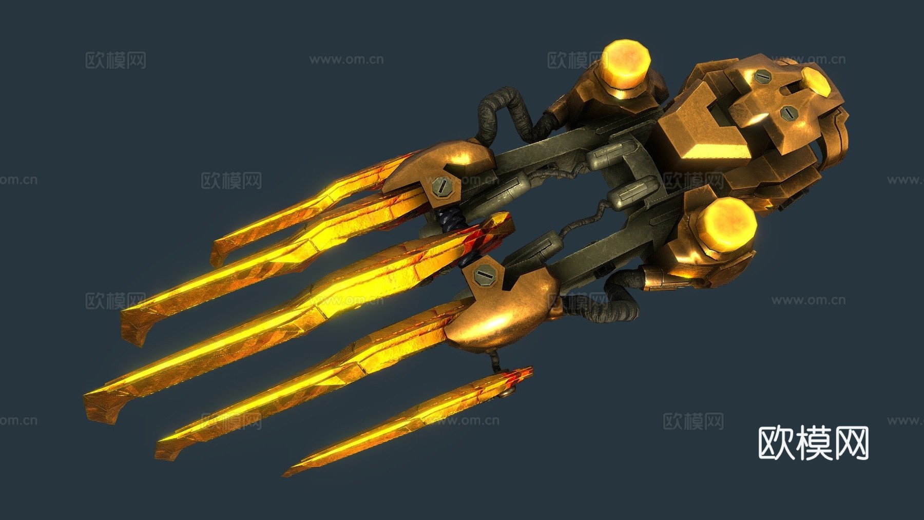 狂野之星潜行者爪3d模型