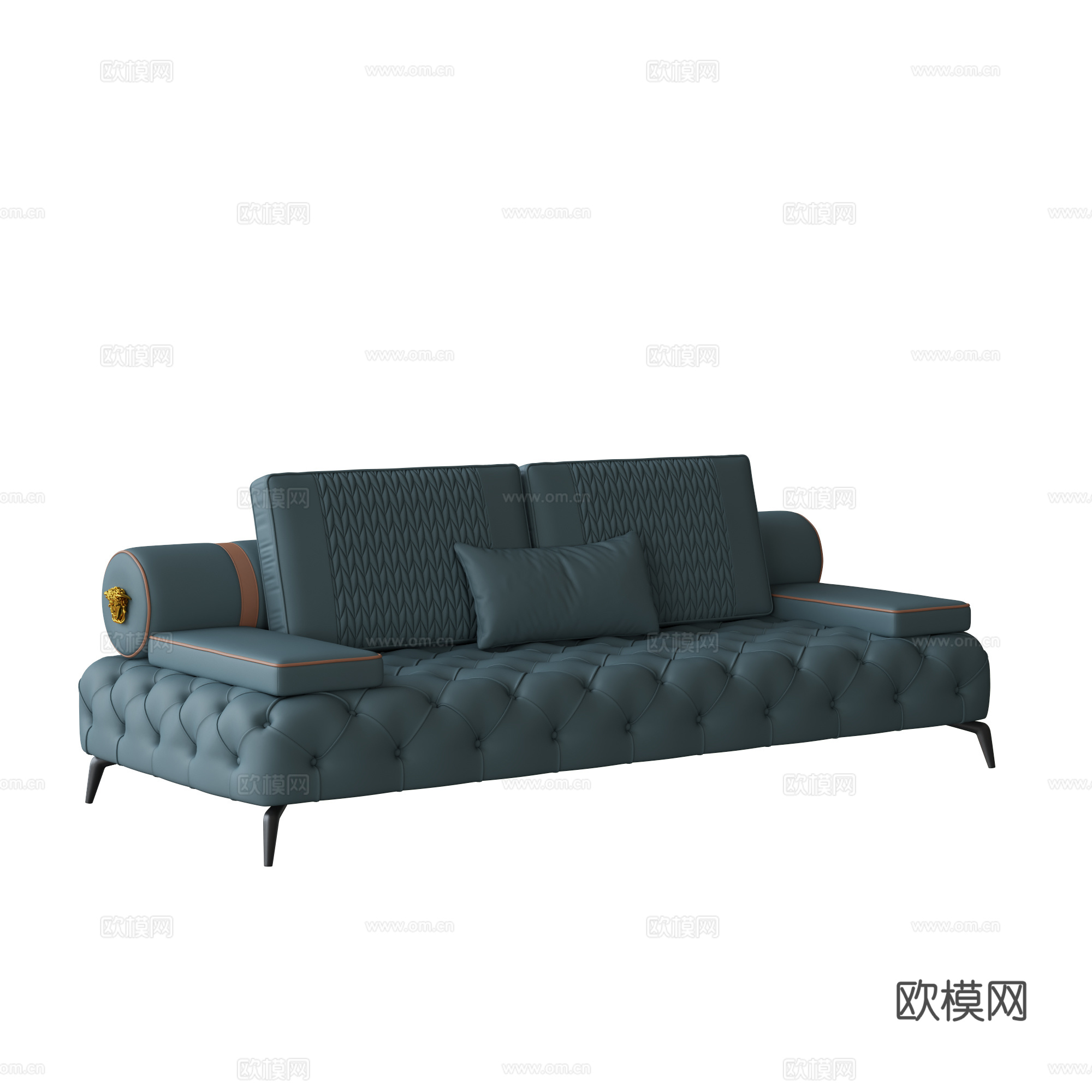 拉扣沙发3d模型