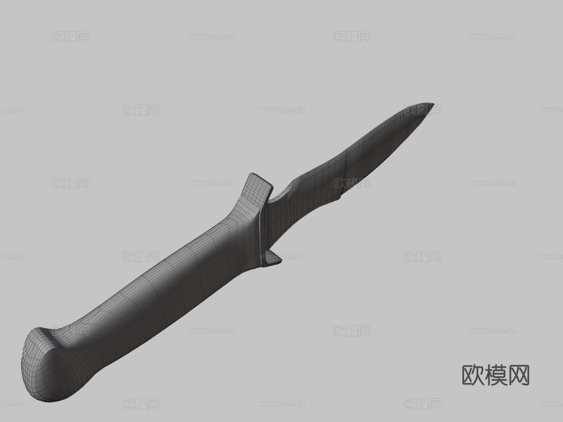 空手道刀3d模型