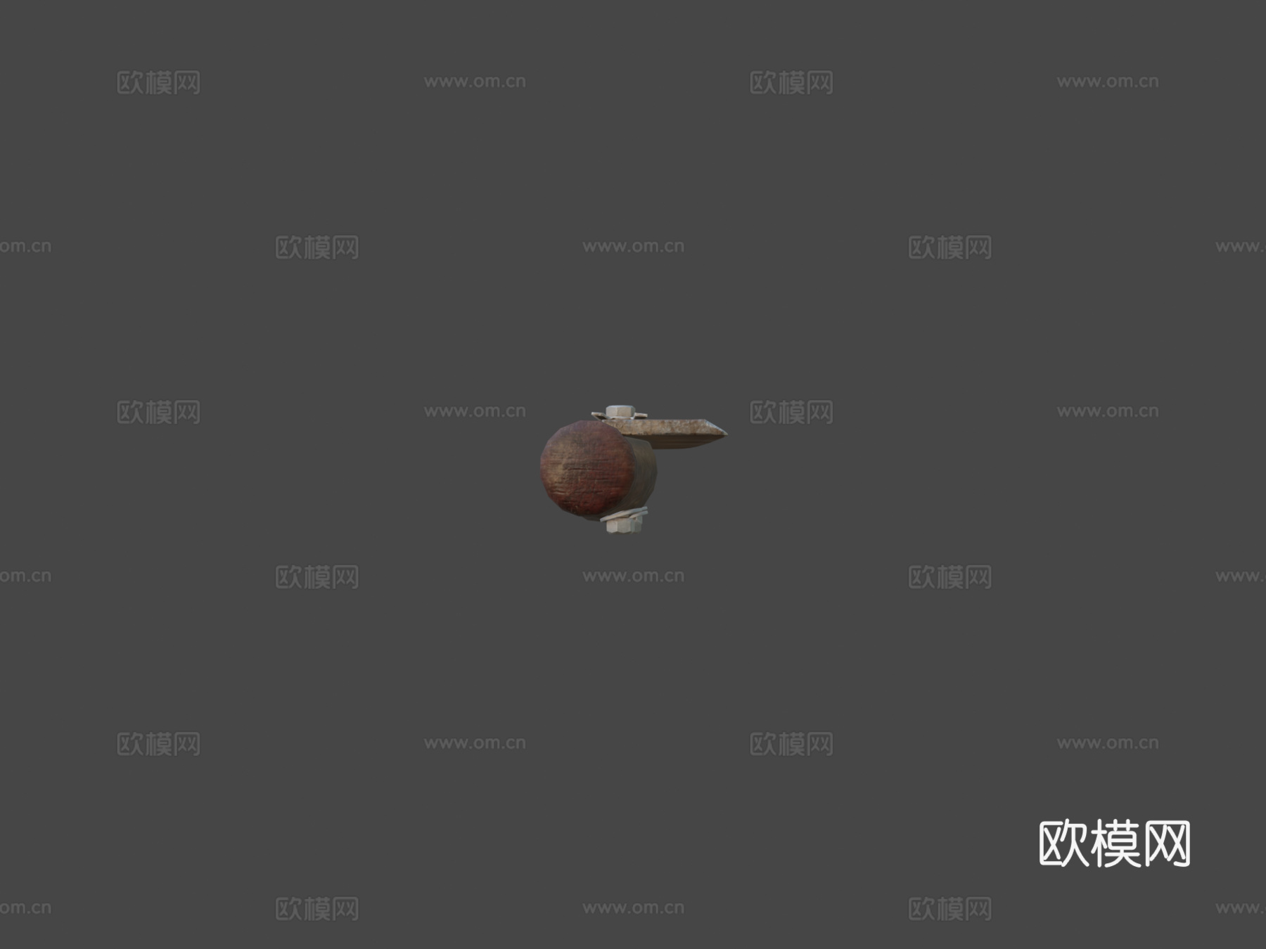 僵尸球棒3d模型