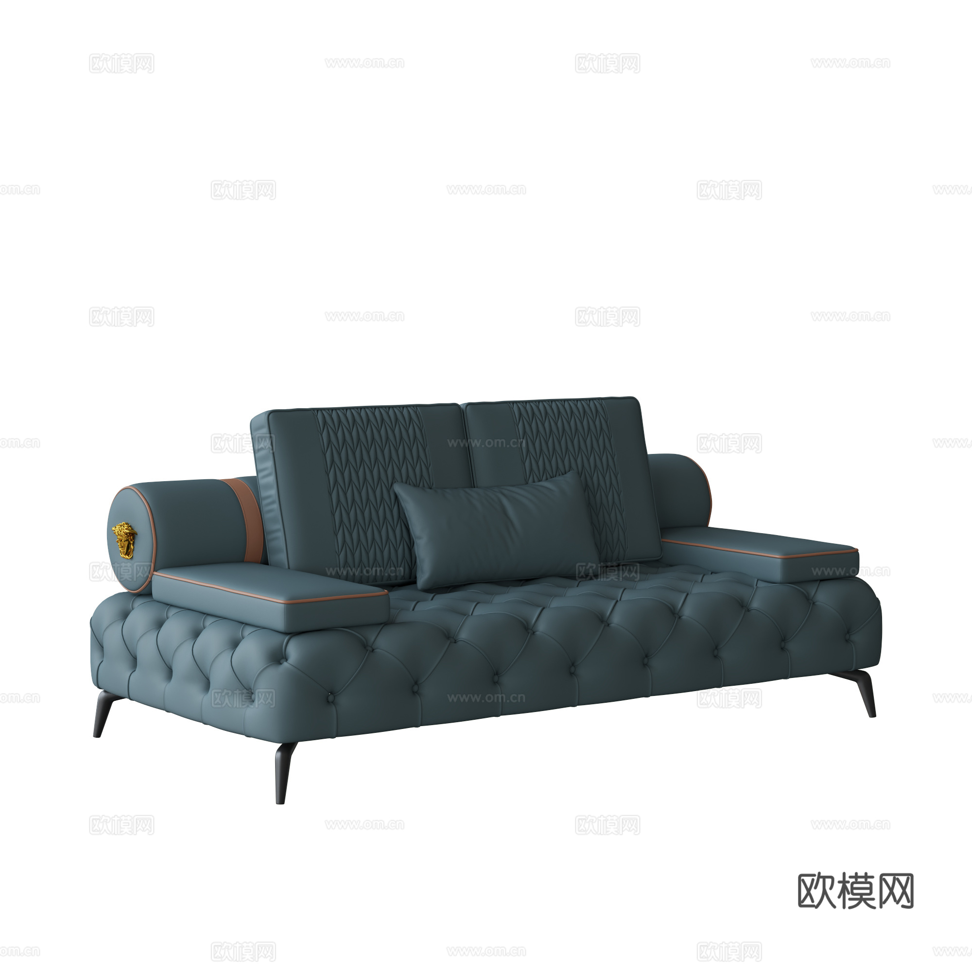 拉扣沙发3d模型