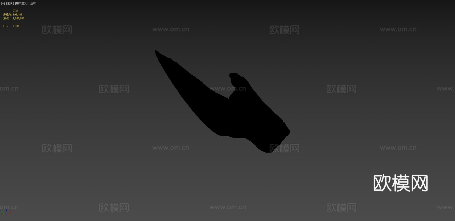 樵夫斧头,卡尔拉沃克城堡3d模型