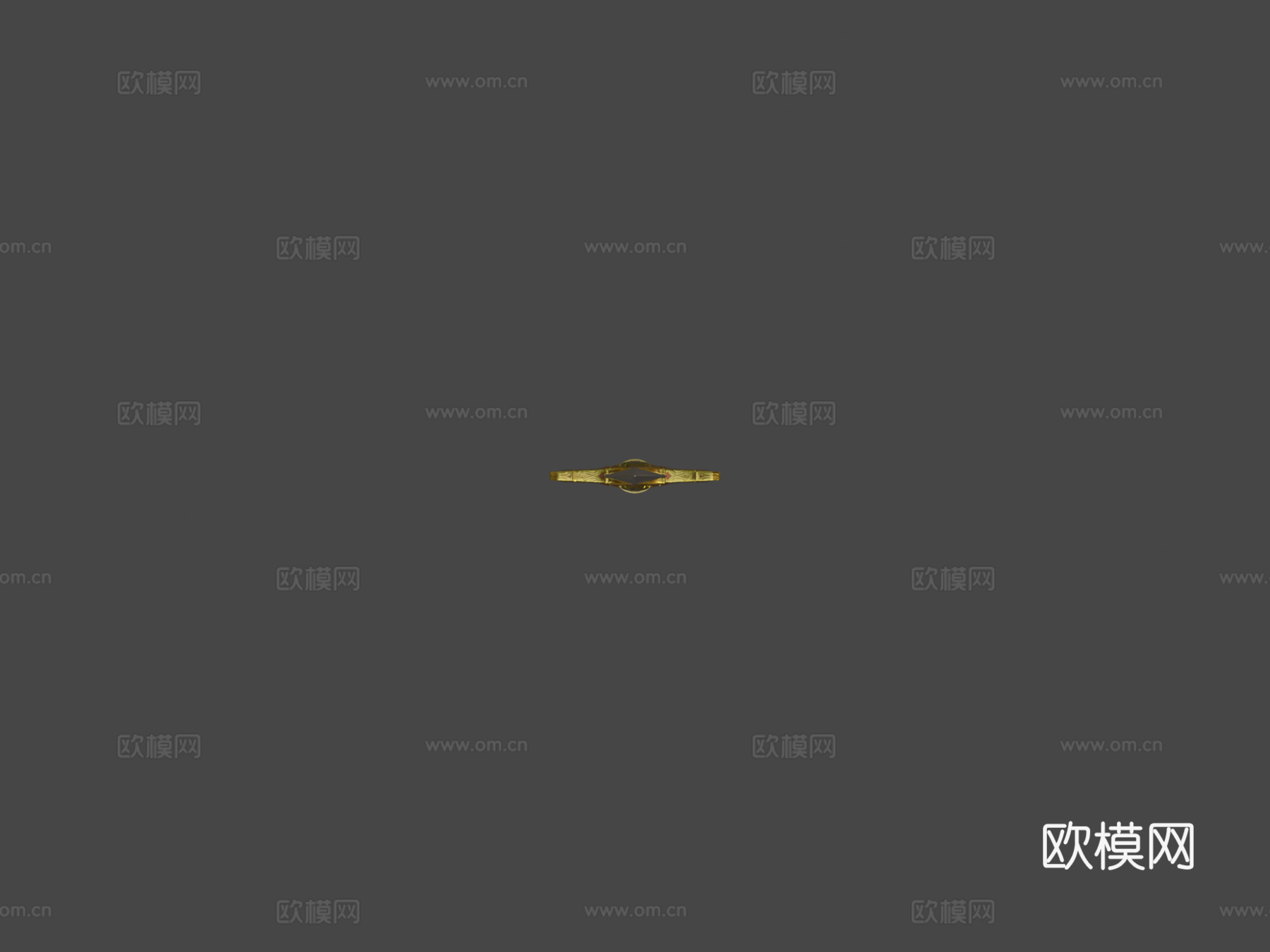 精灵之刃-金色-单手剑3d模型