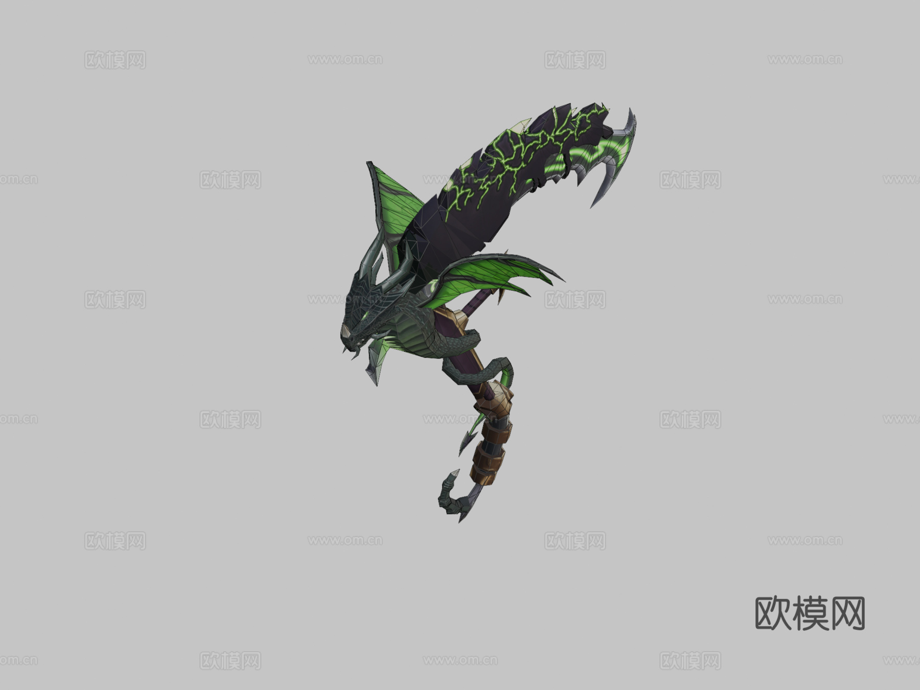 魔兽世界镰刀3d模型