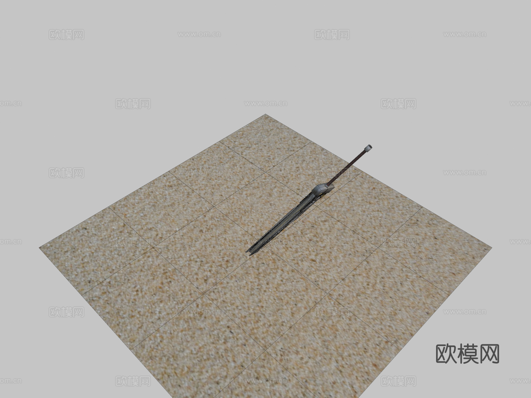 融合剑3d模型