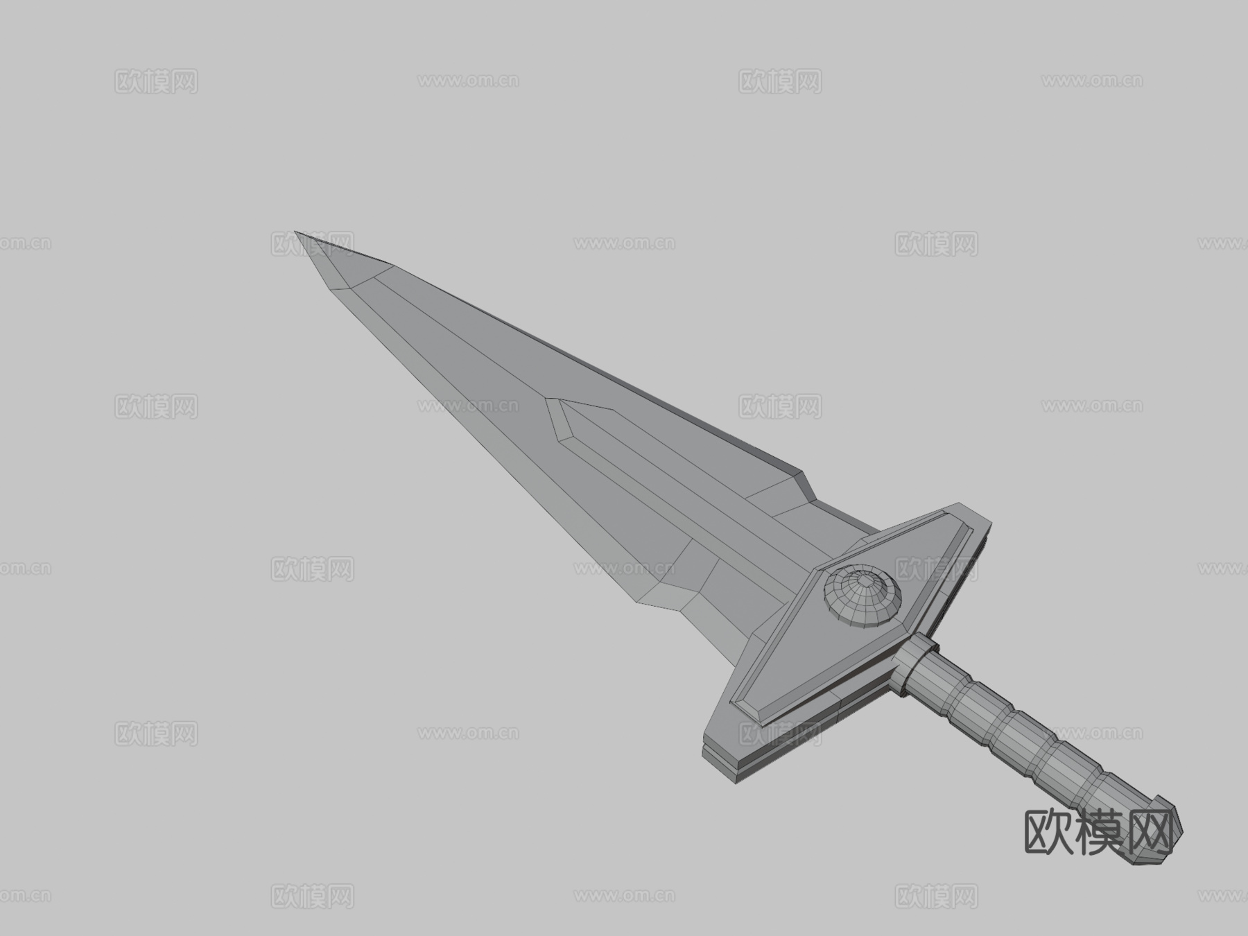 符文剑3d模型