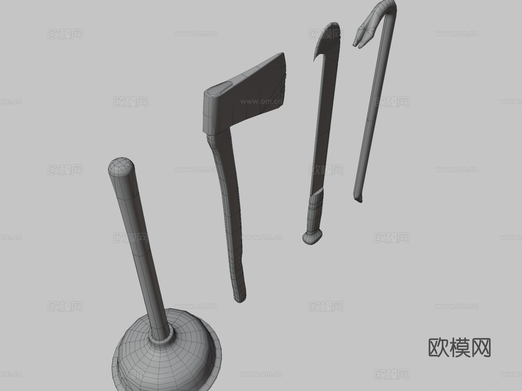 近战武器第一部分su模型