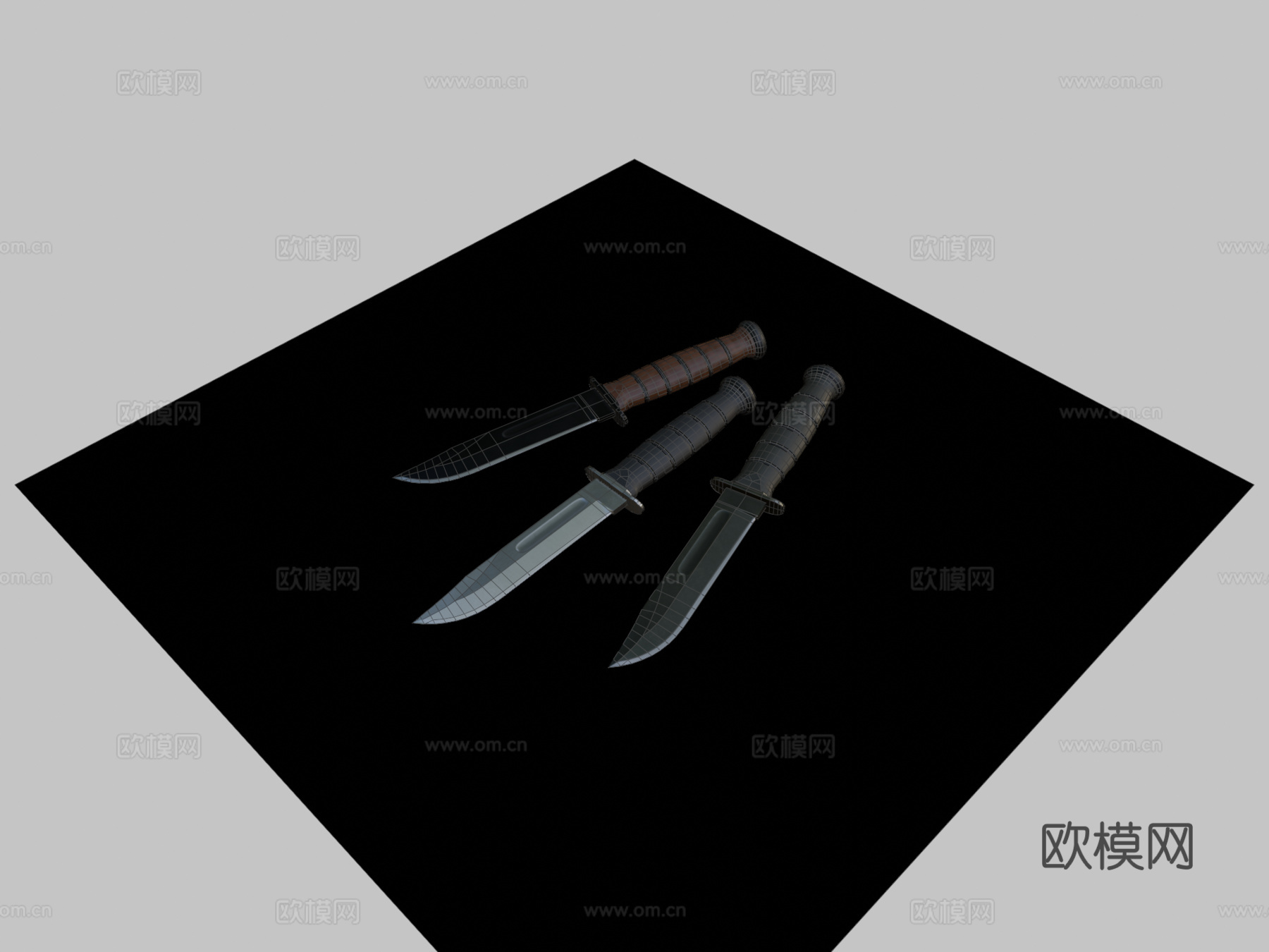 战斗刀3d模型