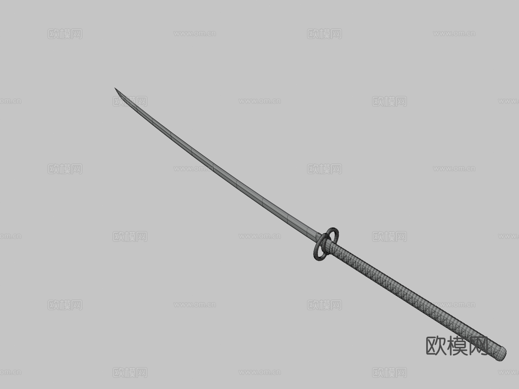 龙武士刀3d模型