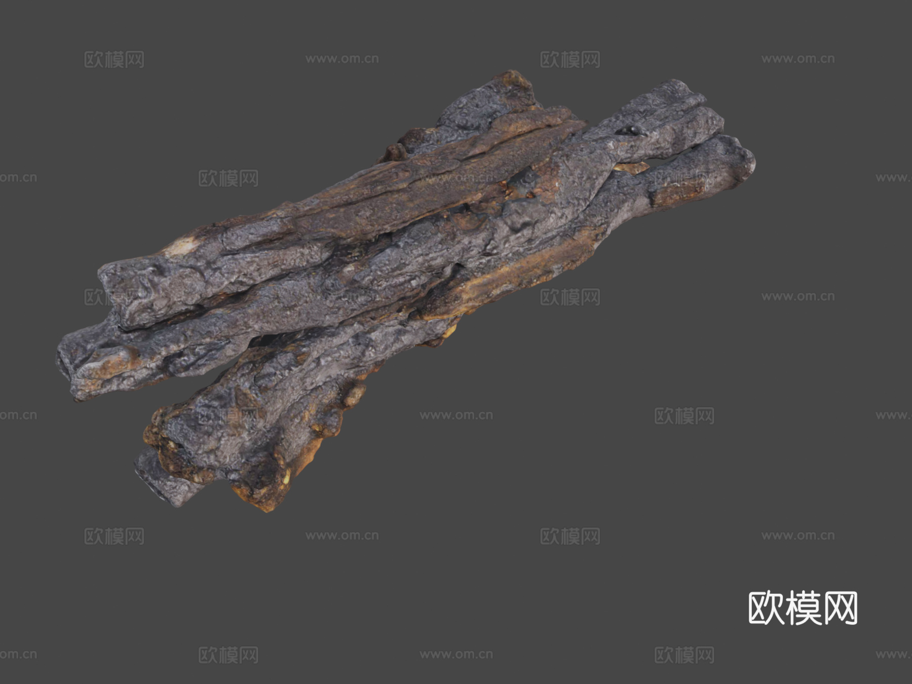 长矛套装3d模型