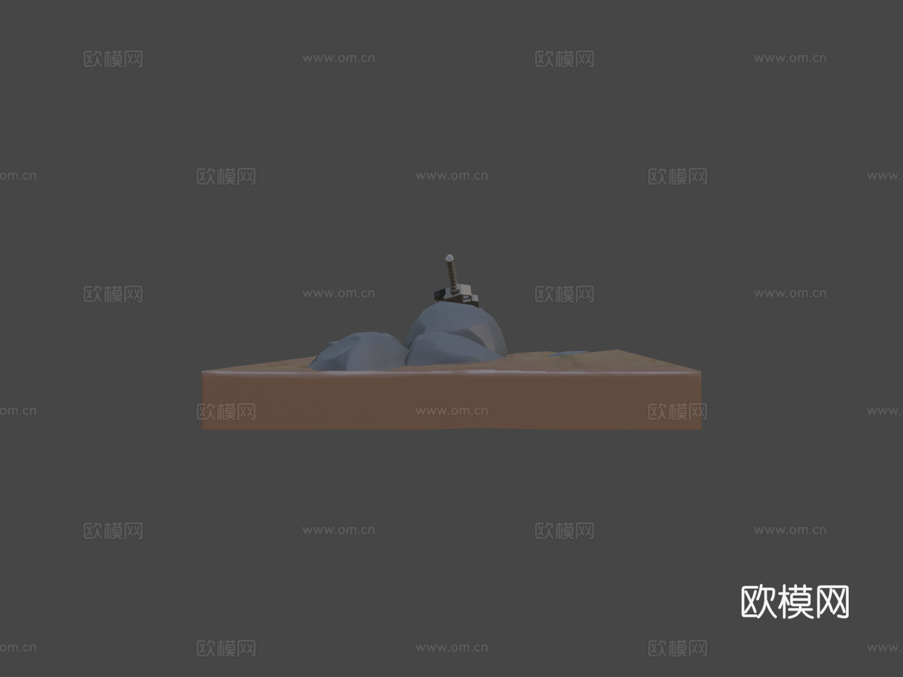 科幻剑3d模型