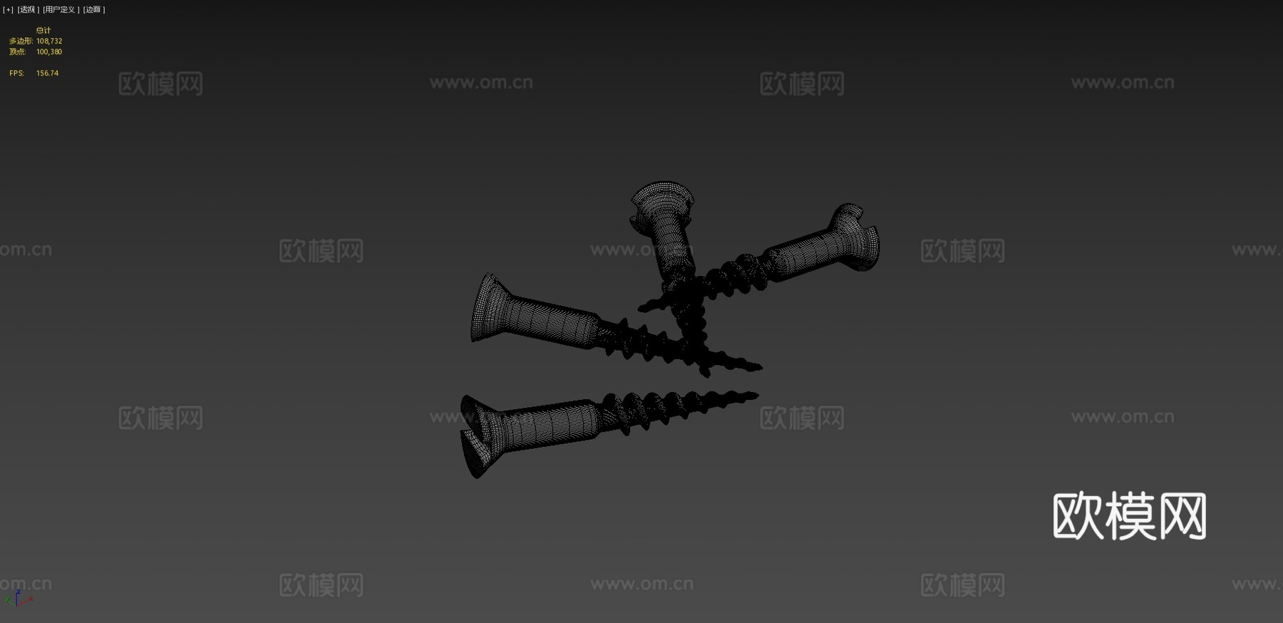 螺丝3d模型-Pic-4