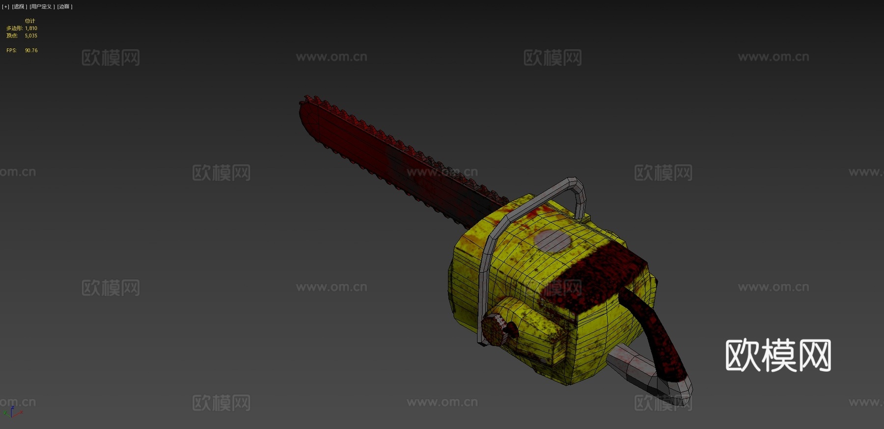 皮脸的电锯3d模型