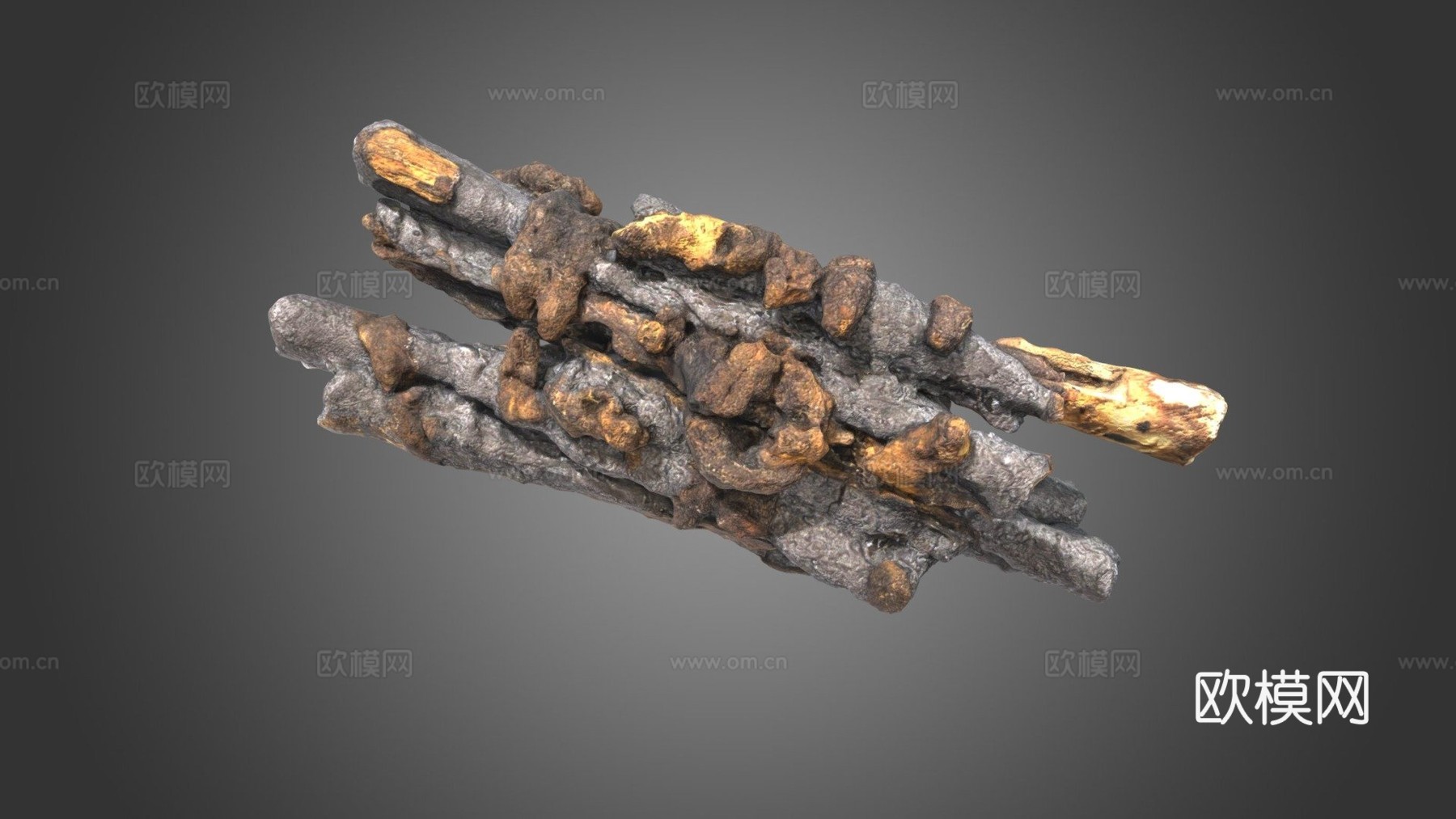 长矛套装su模型