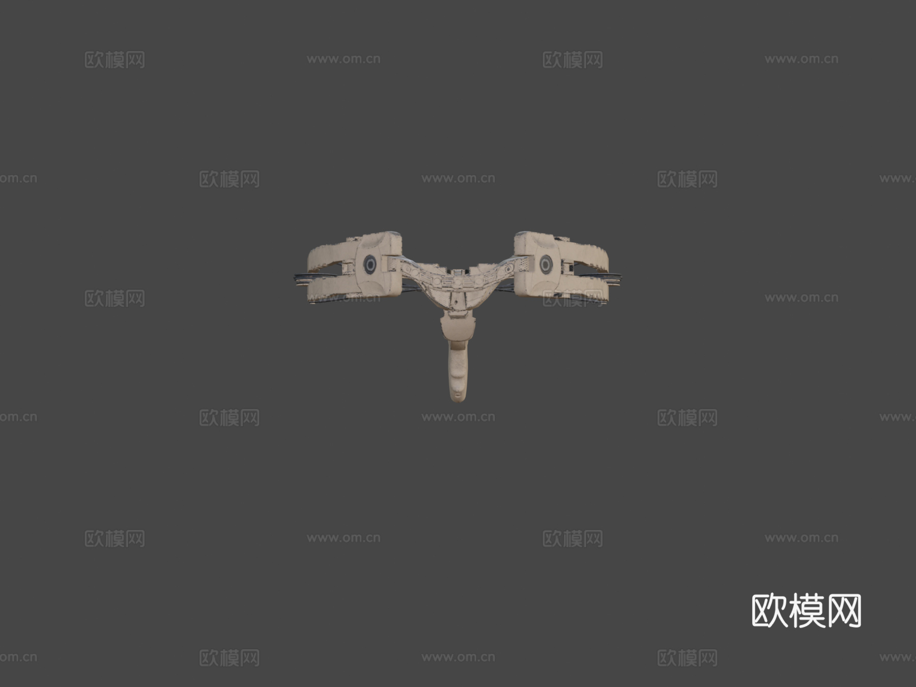 粗犷（米色）-弩-PUBG3d模型