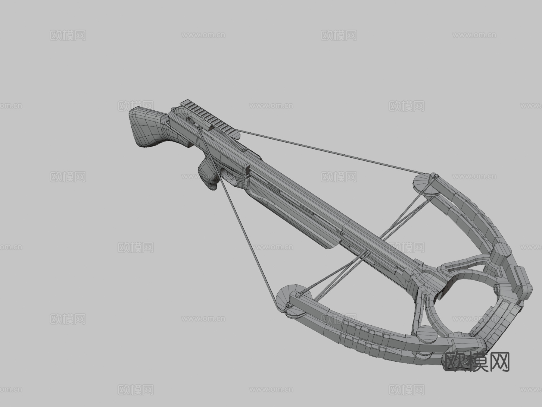 粗犷（米色）-弩-PUBGsu模型