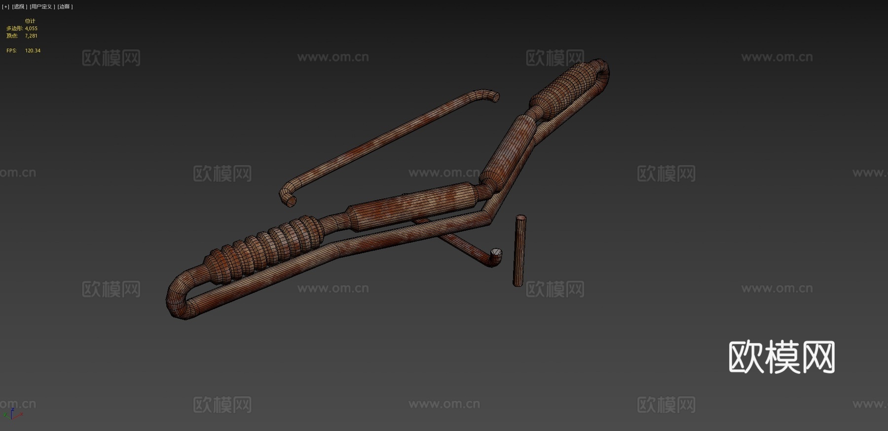 后部-笼子3d模型