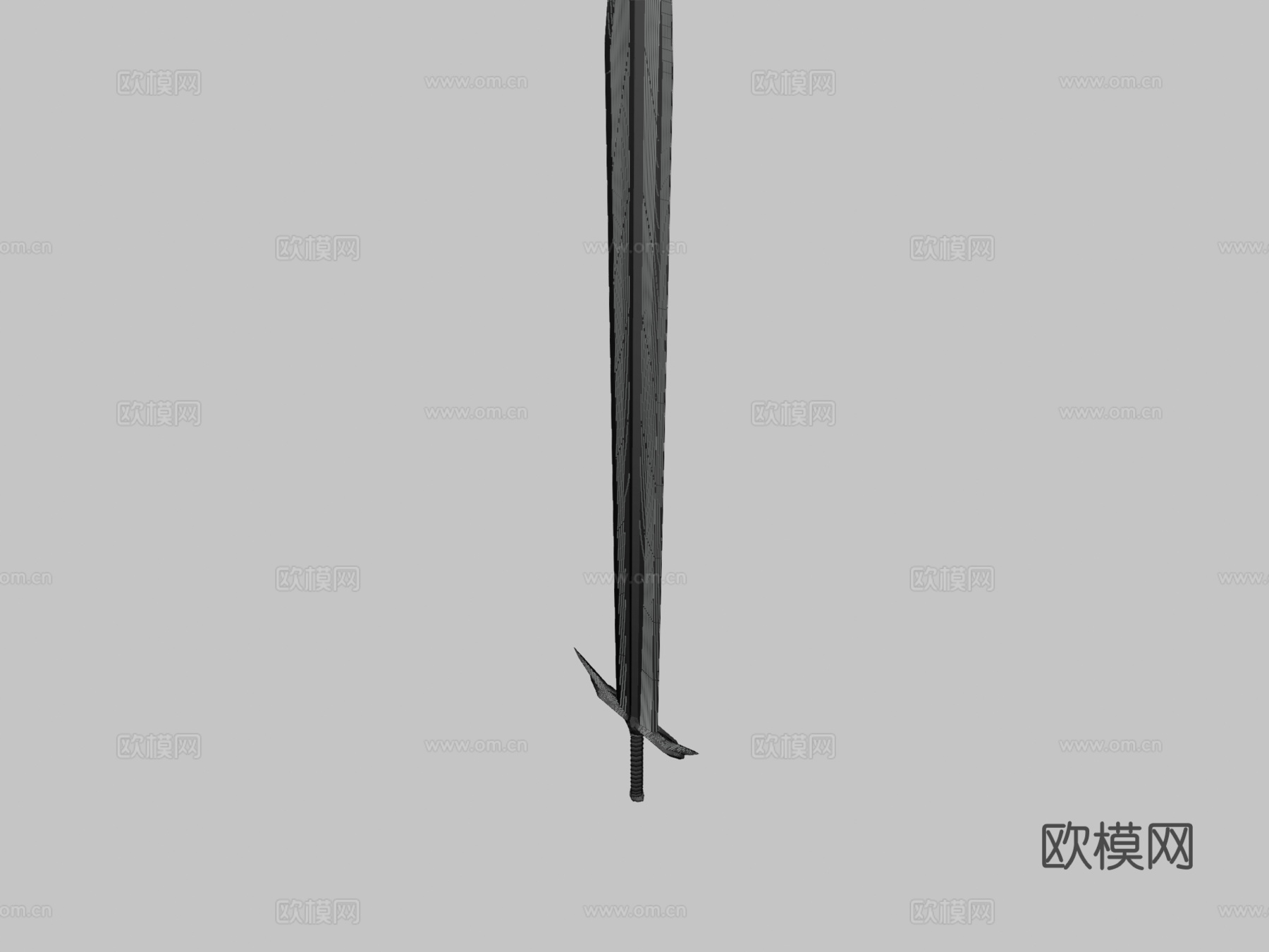 角色佩剑3d模型