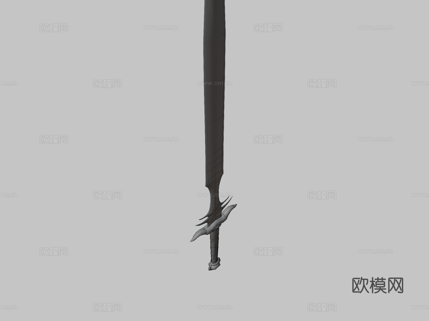 恶魔之刃-单手剑3d模型
