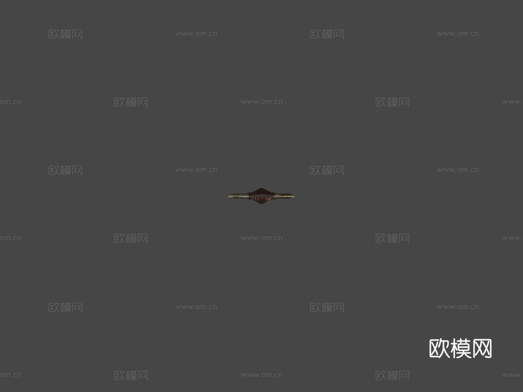 野兽之刃-恶魔-单手剑3d模型