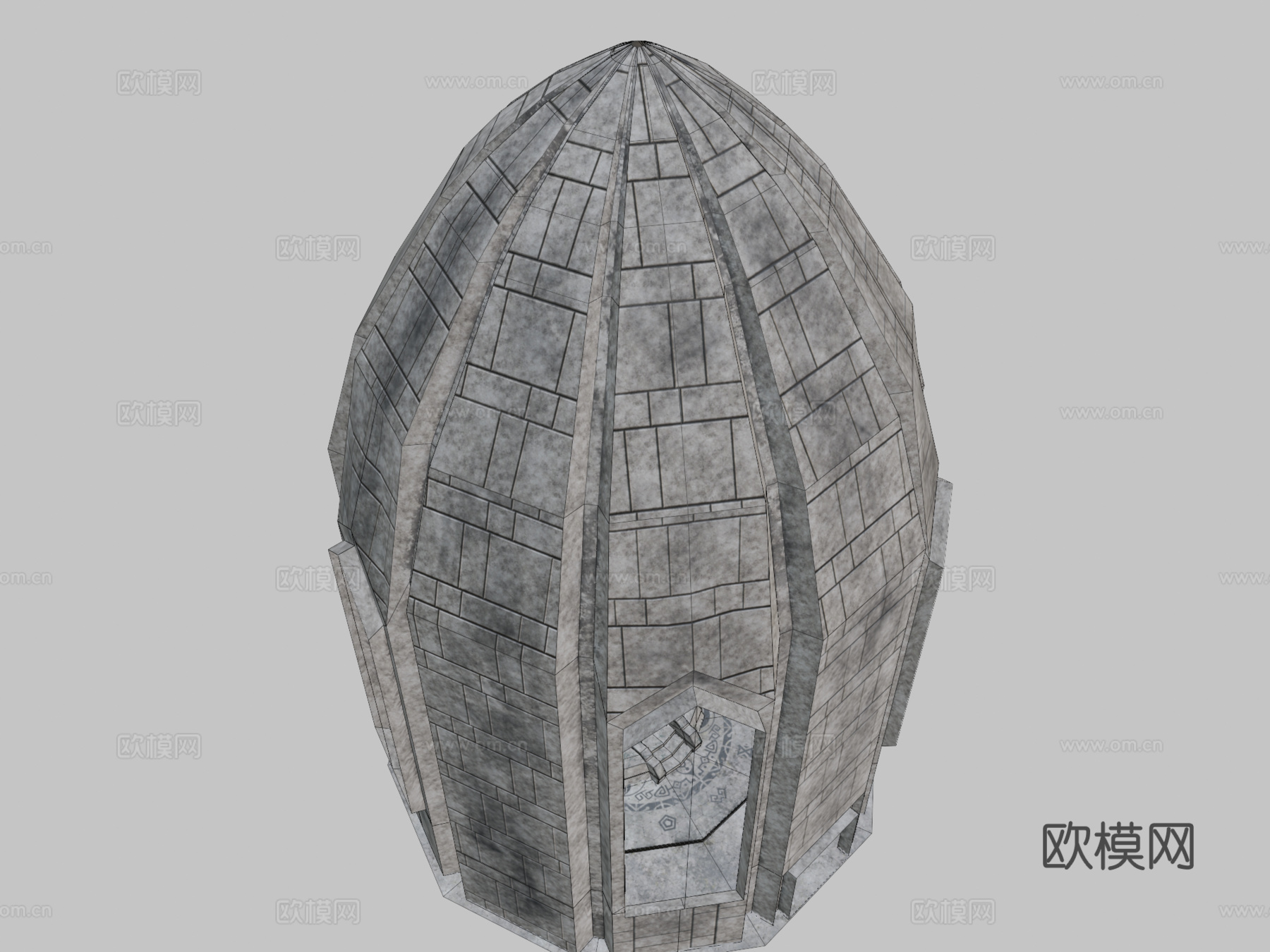 时光神殿_大师之剑3d模型
